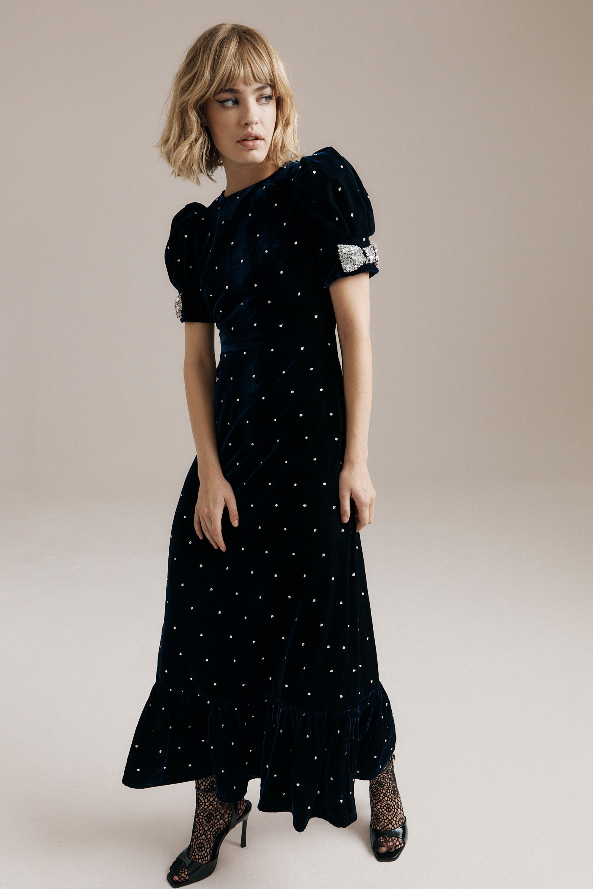 QUEENS OF ARCHIVE  TABITHA DRESS QOA191 225