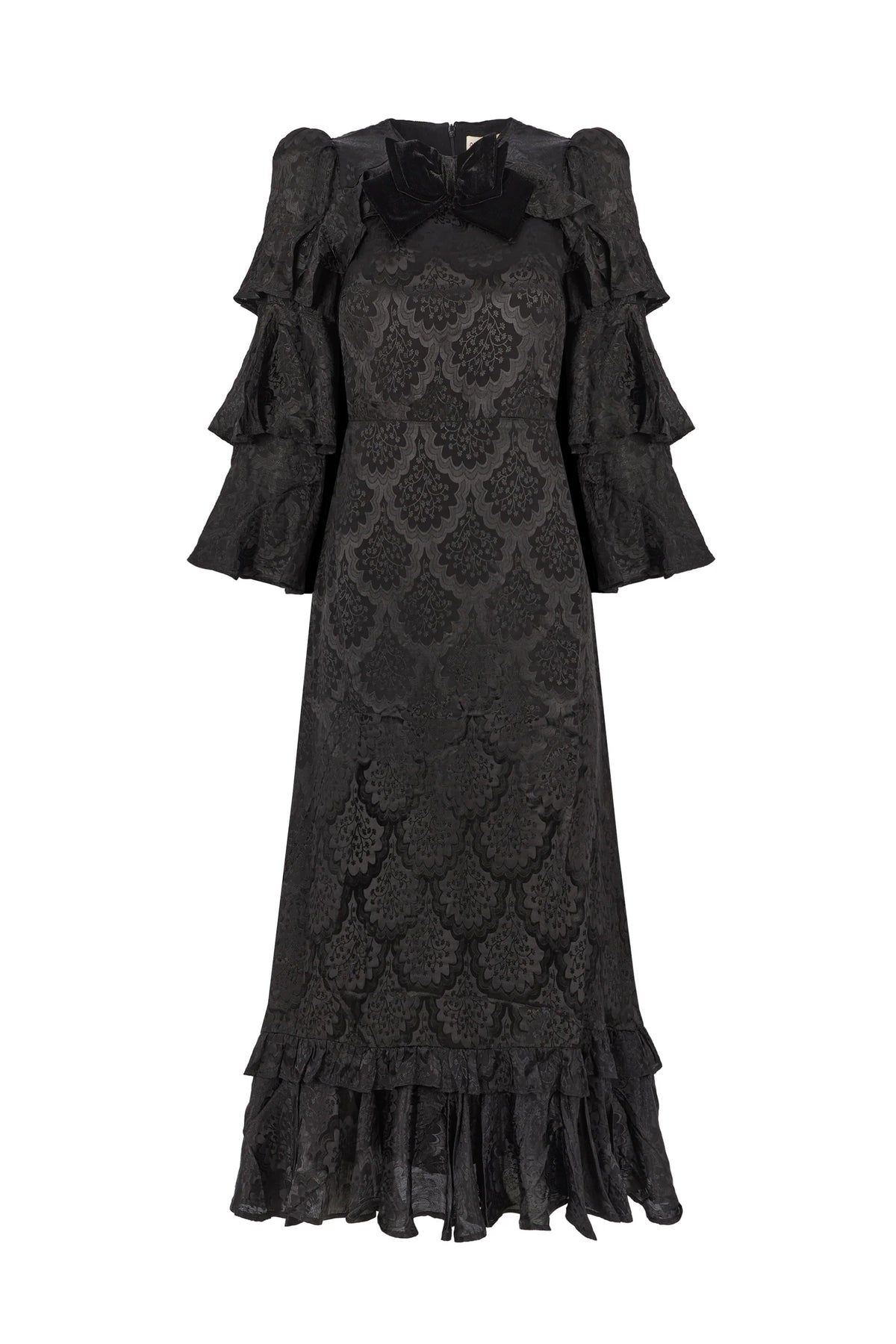 QUEENS OF ARCHIVE ANJELICA BLACK DRESS 226