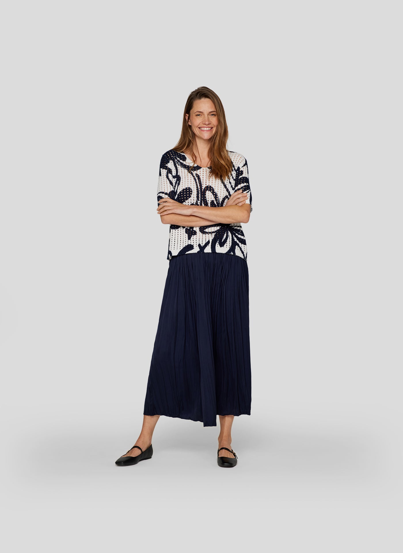 RABE BLUE SKIRT 54-223141 125