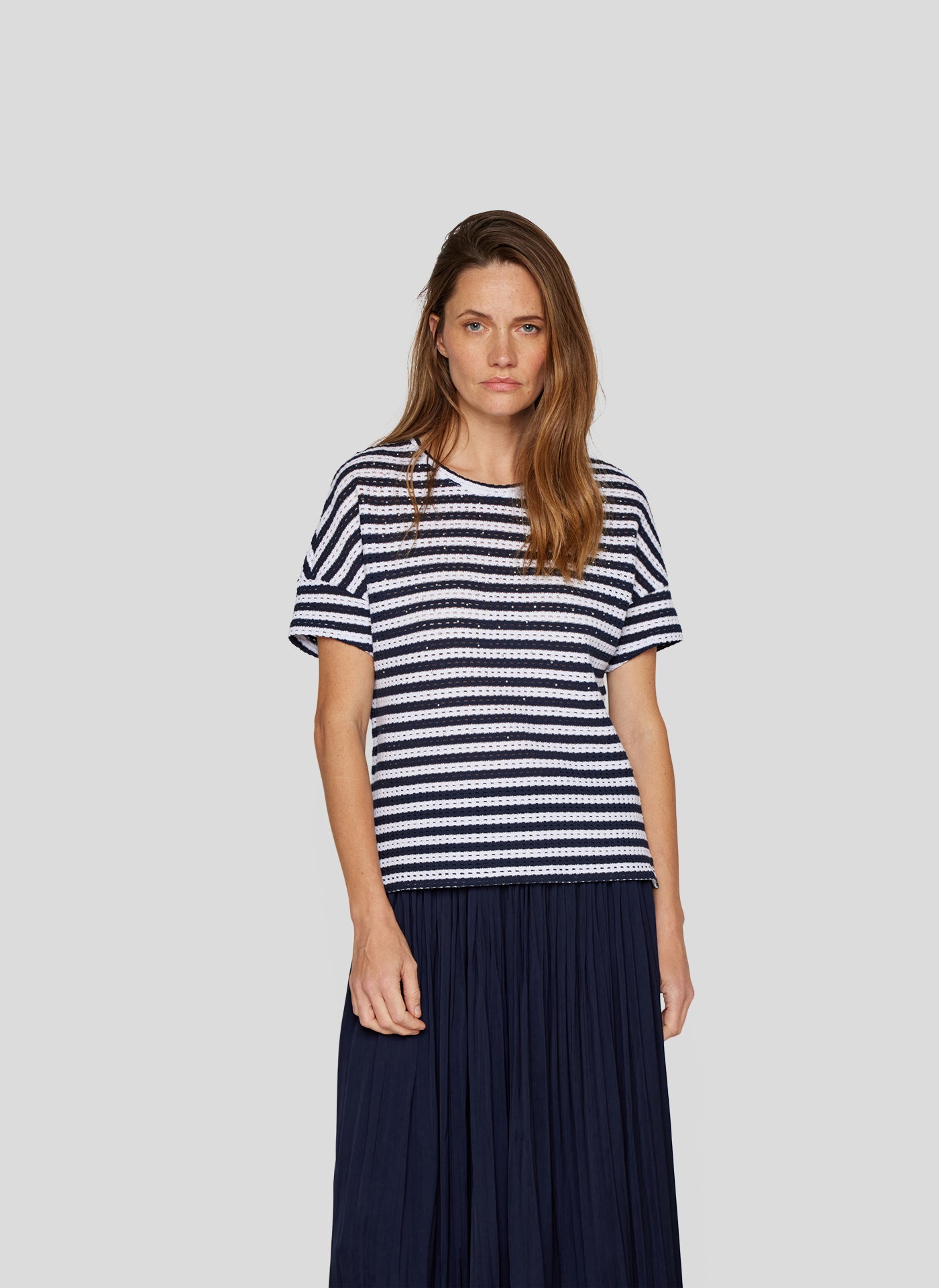 RABE NAVY STRIPE TOP 54-223355 125