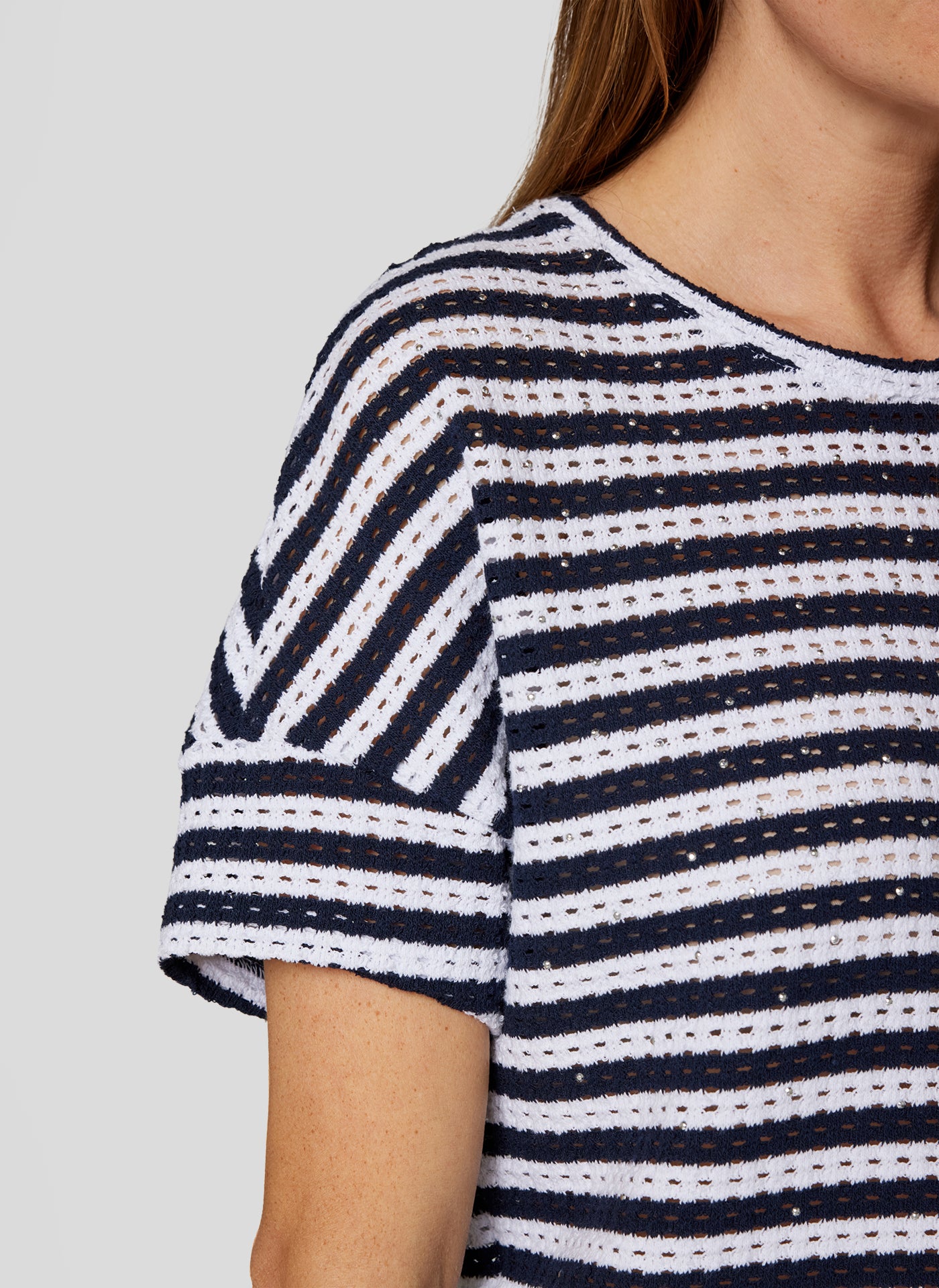 RABE NAVY STRIPE TOP 54-223355 125