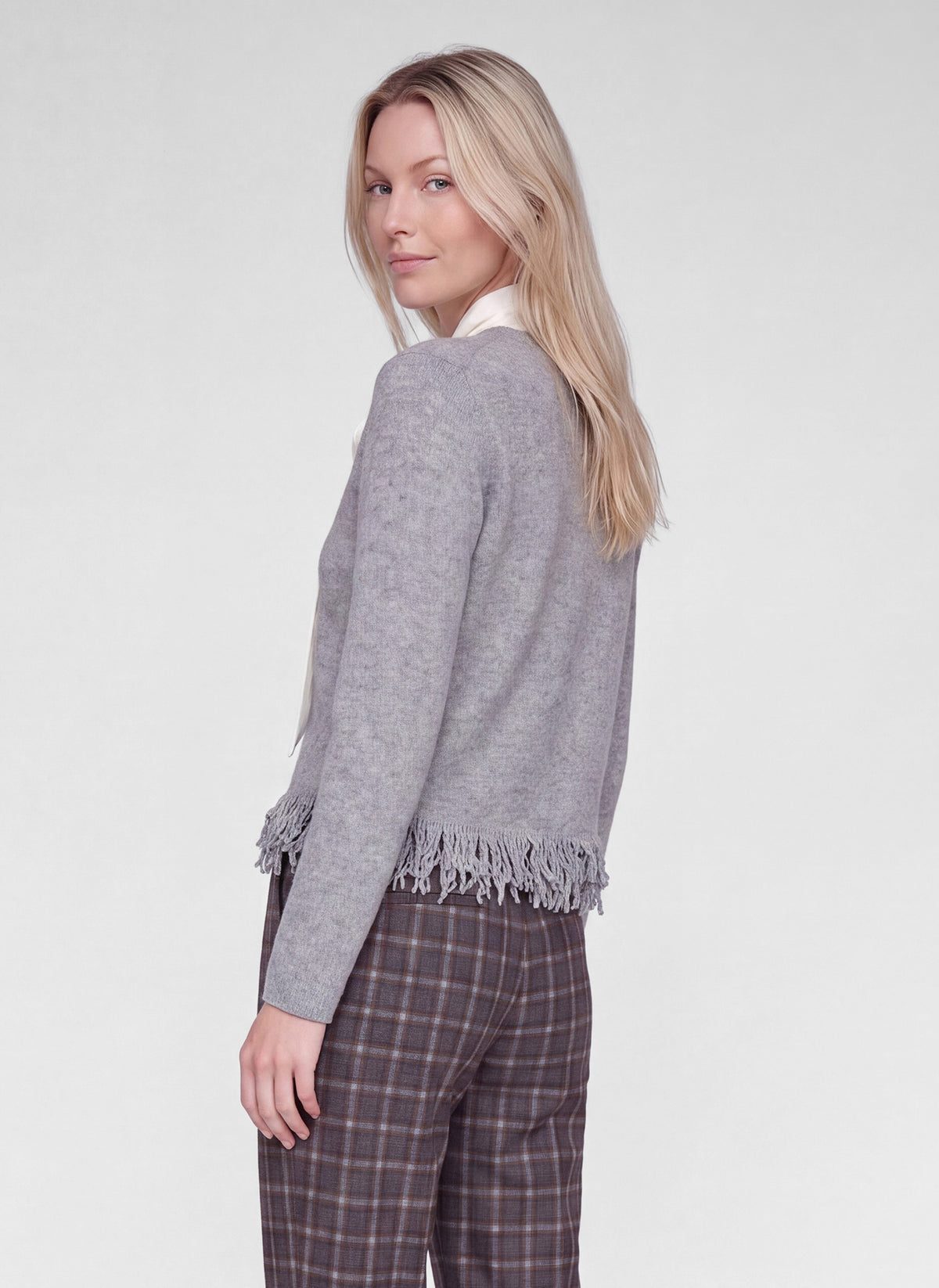 RABE GREY FRINGE KNIT 57-121613 226
