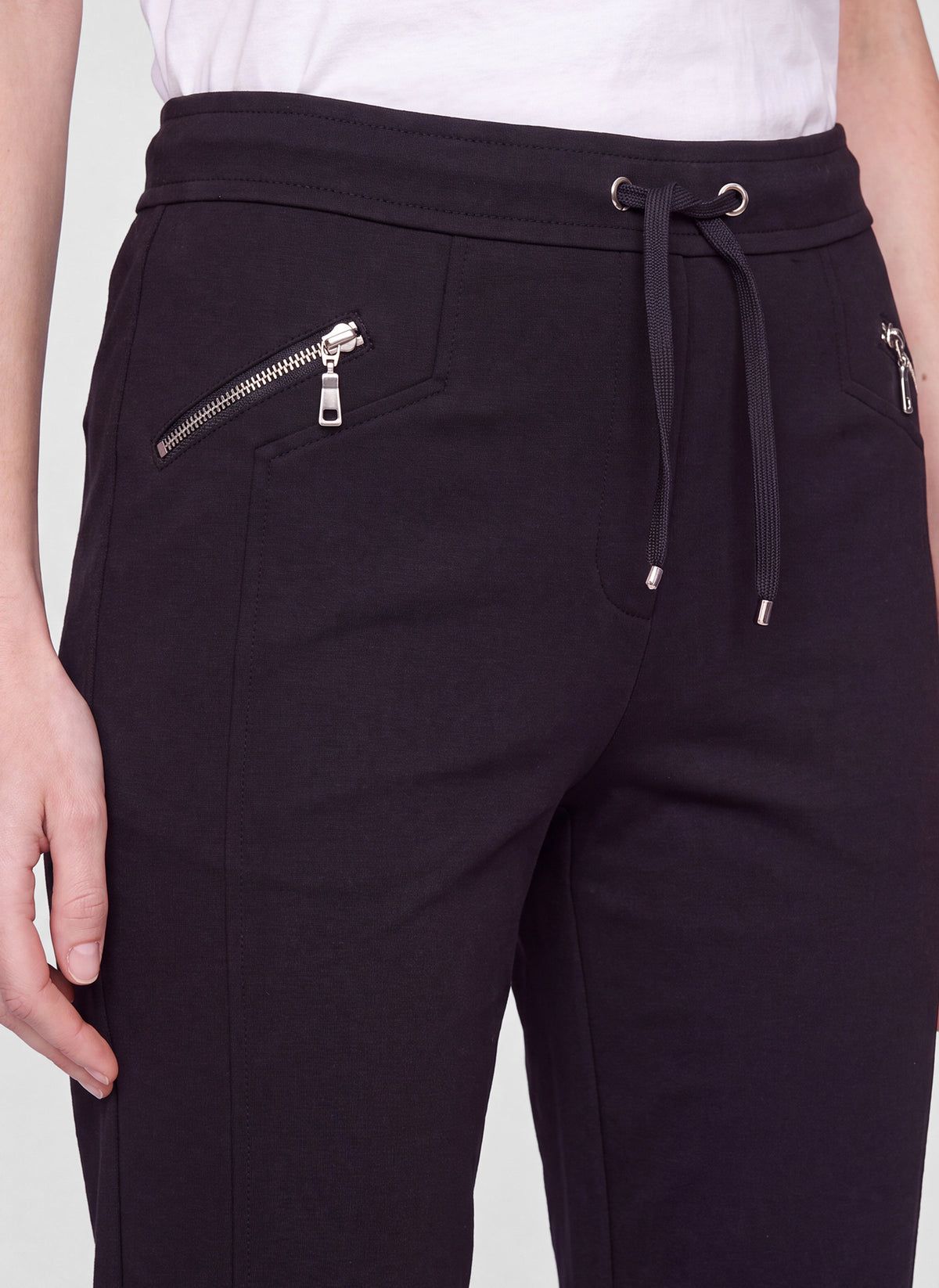 RABE BLACK STRECH TROUSERS 7-300454 226
