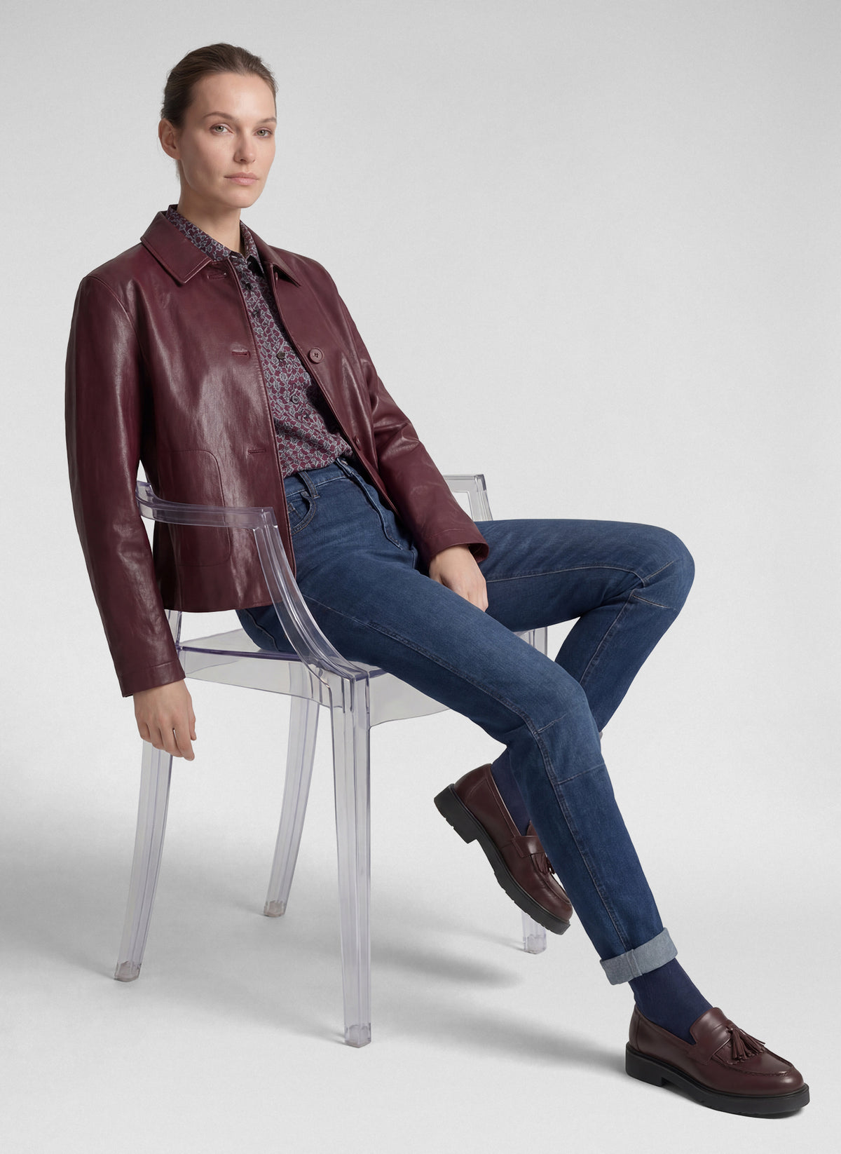 RABE WINE PLEATH JACKET 57-114021 226
