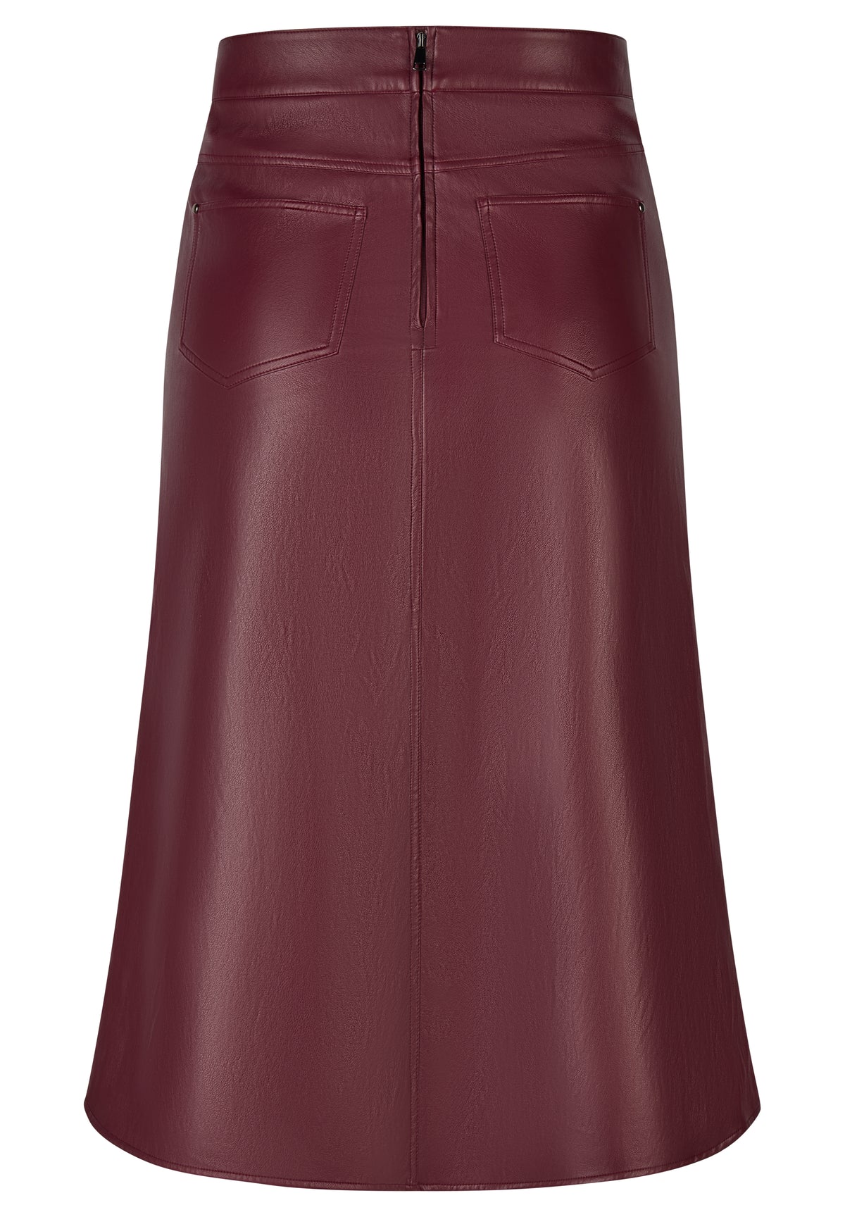 RABE WINE LEATHER SKIRT 57-114140 226