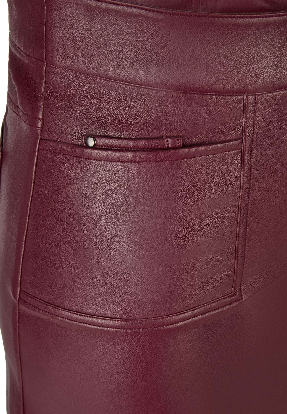 RABE WINE LEATHER SKIRT 57-114140 226
