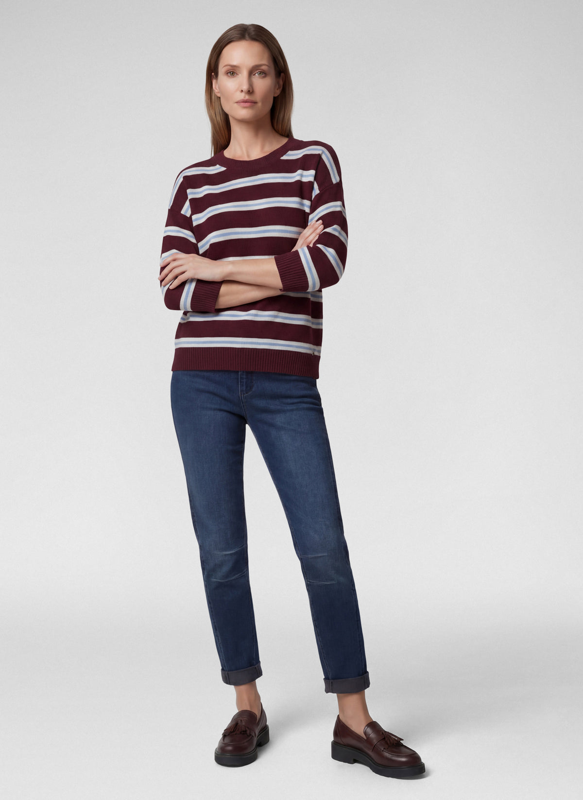 RABE WINE STRIPE KNIT 57-114612 226