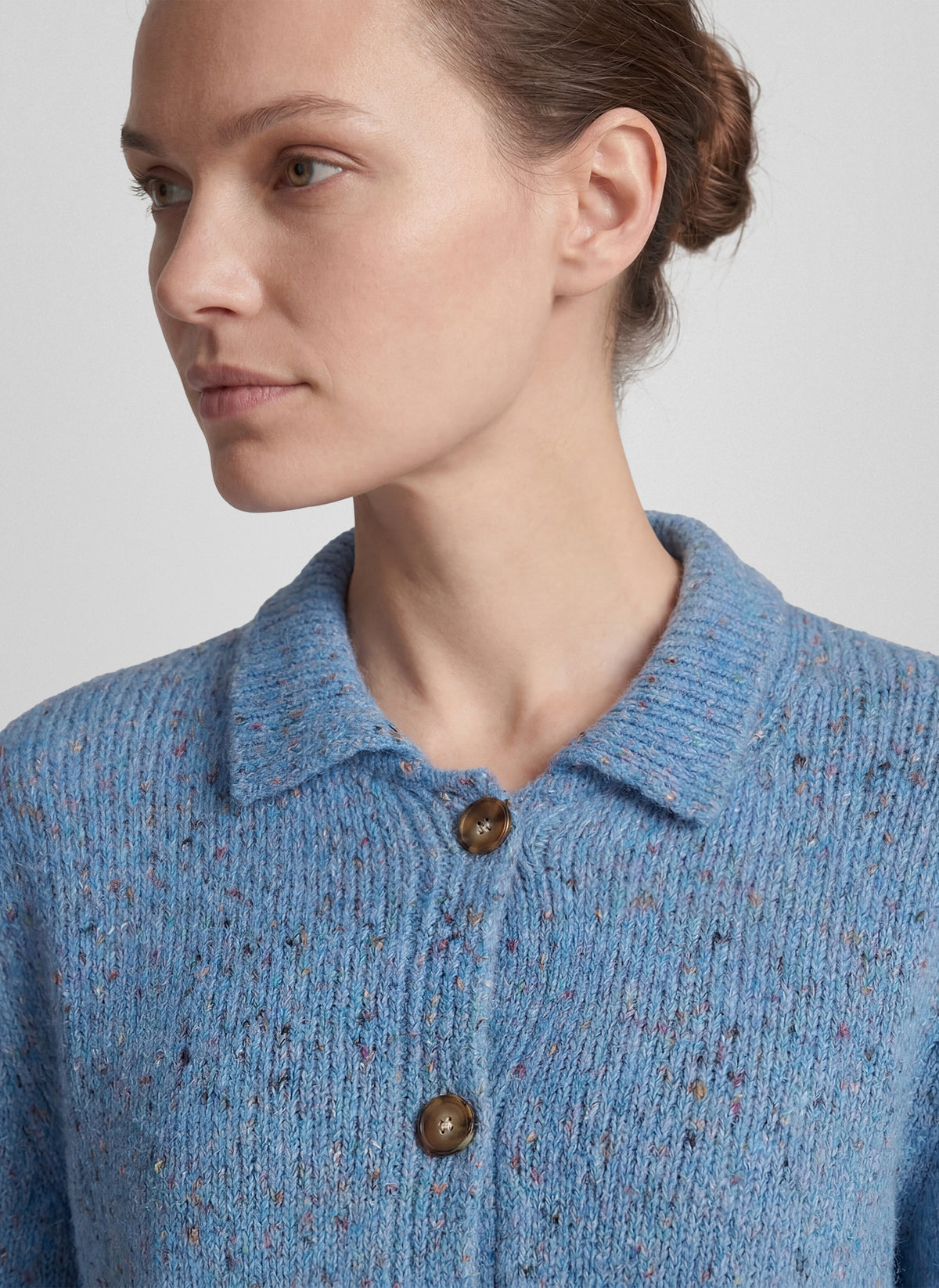 RABE BLUE BUTTON UP CARDIGAN 57-114532 226