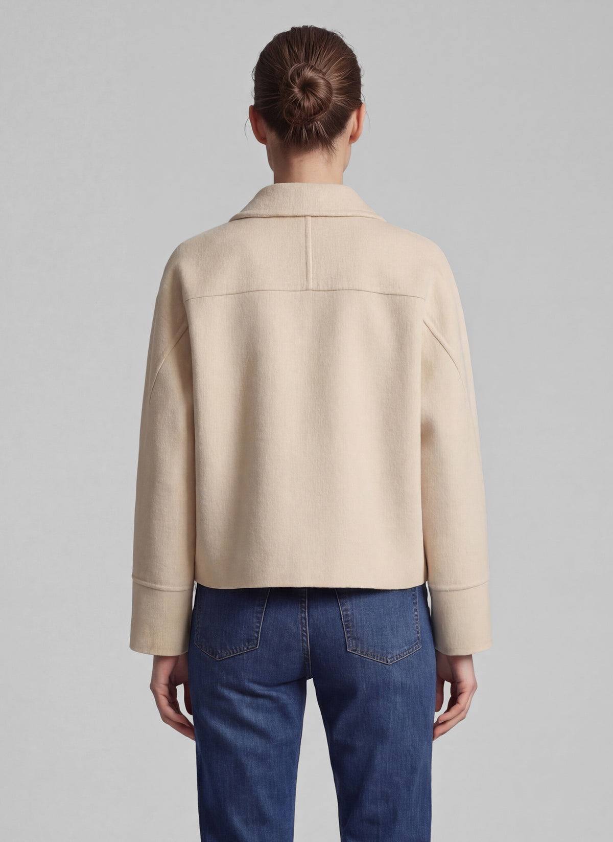 RABE CREAM WOOL BUTTON UP JACKET 57-113021 226