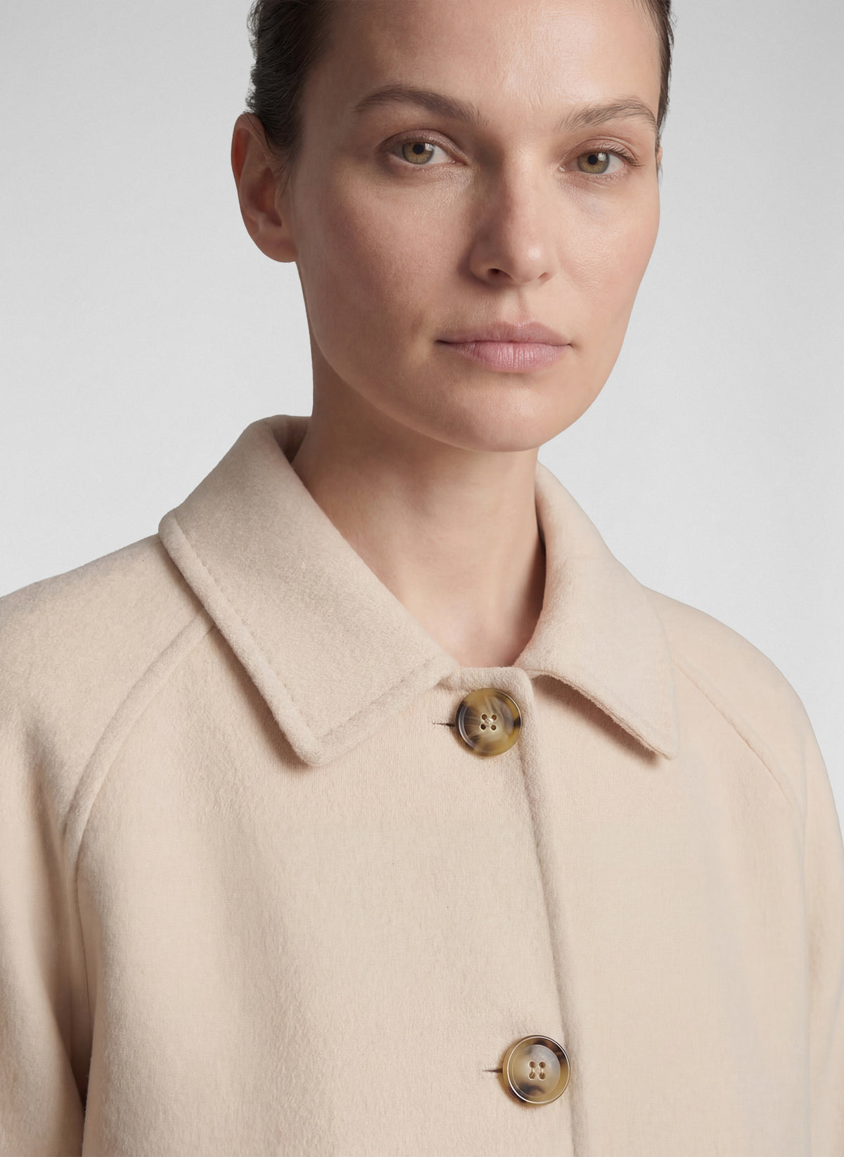 RABE CREAM WOOL BUTTON UP JACKET 57-113021 226