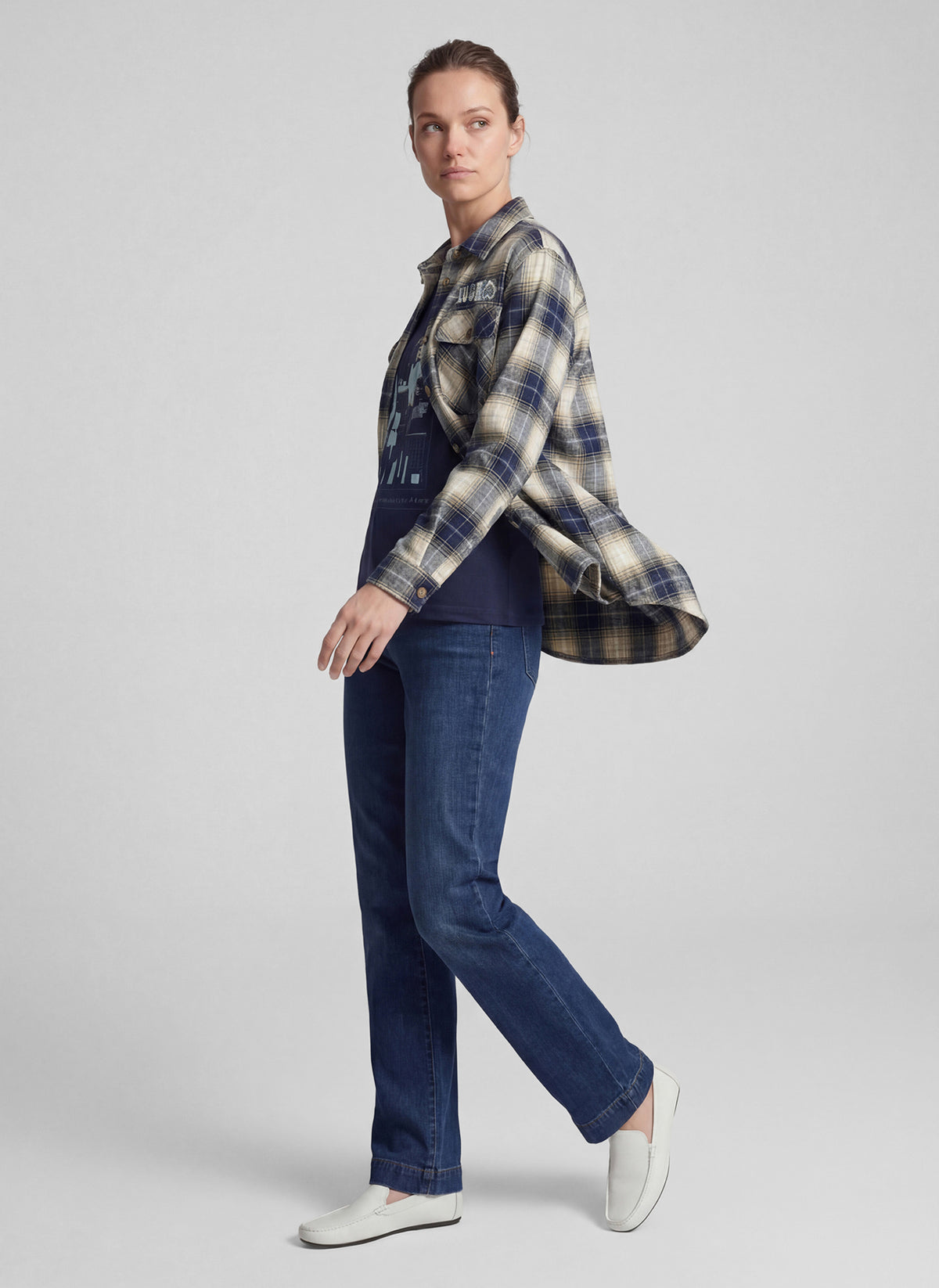 RABE NAVY BLOUSE 57-113100 226