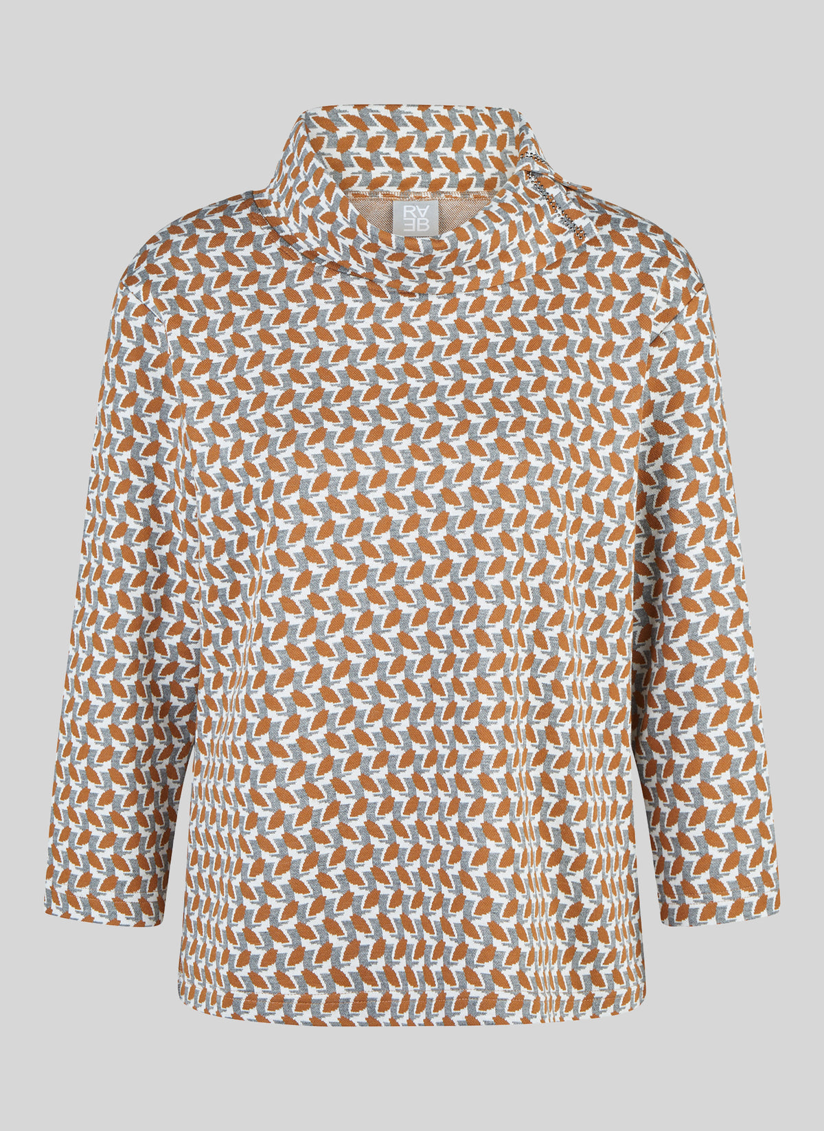 RABE TAN PRINT KNIT 57-121354 226