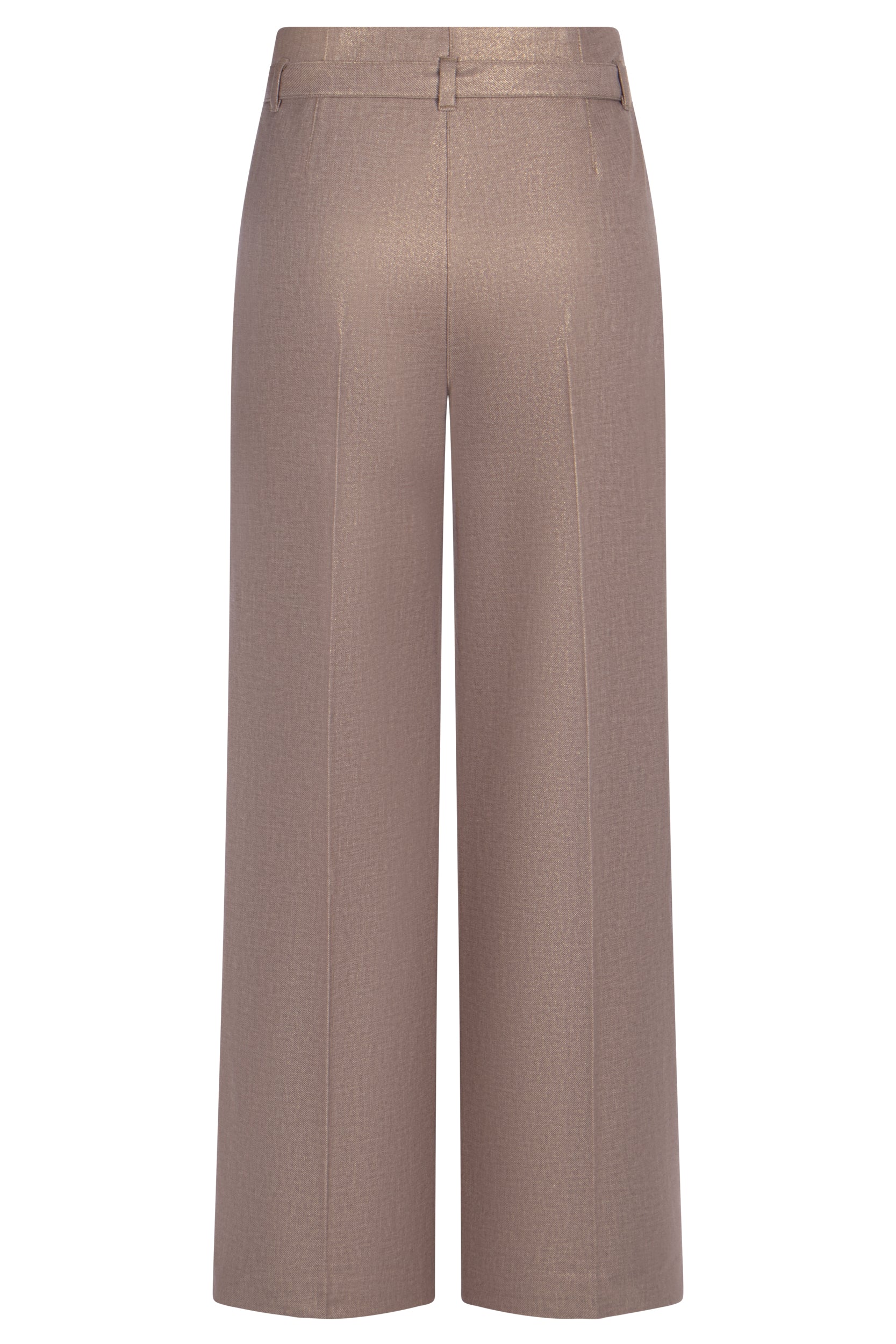 RAFFAELLO ROSSI ANAIS GOLD WIDE LEG TROUSERS 028363/6905 224