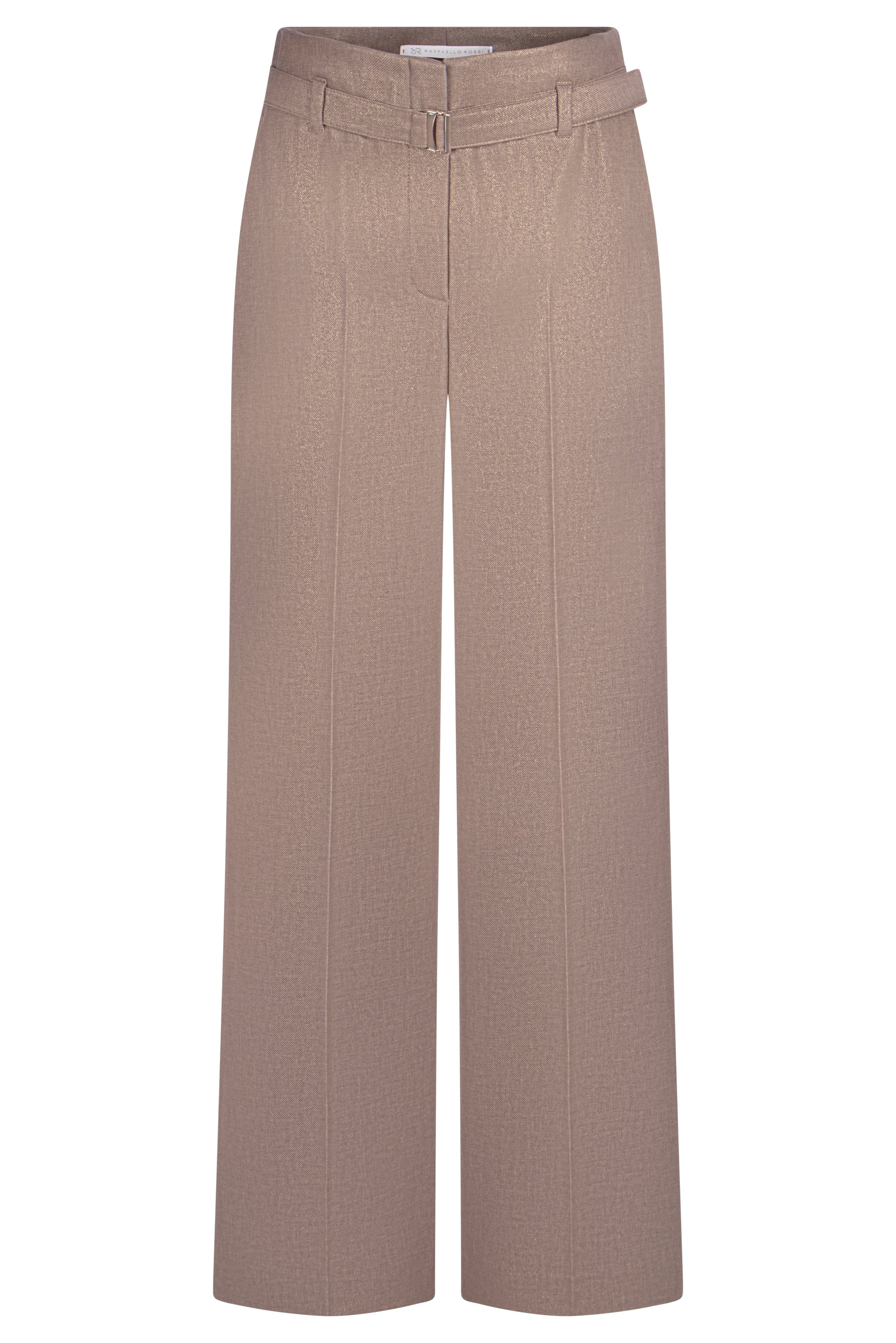 RAFFAELLO ROSSI ANAIS GOLD WIDE LEG TROUSERS 028363/6905 224