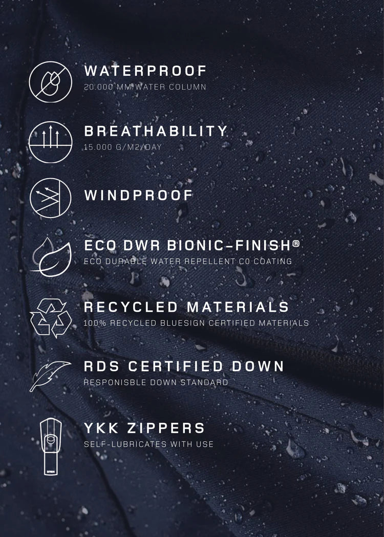 BRGN REGNSKYLL BOMBER JACKET 225