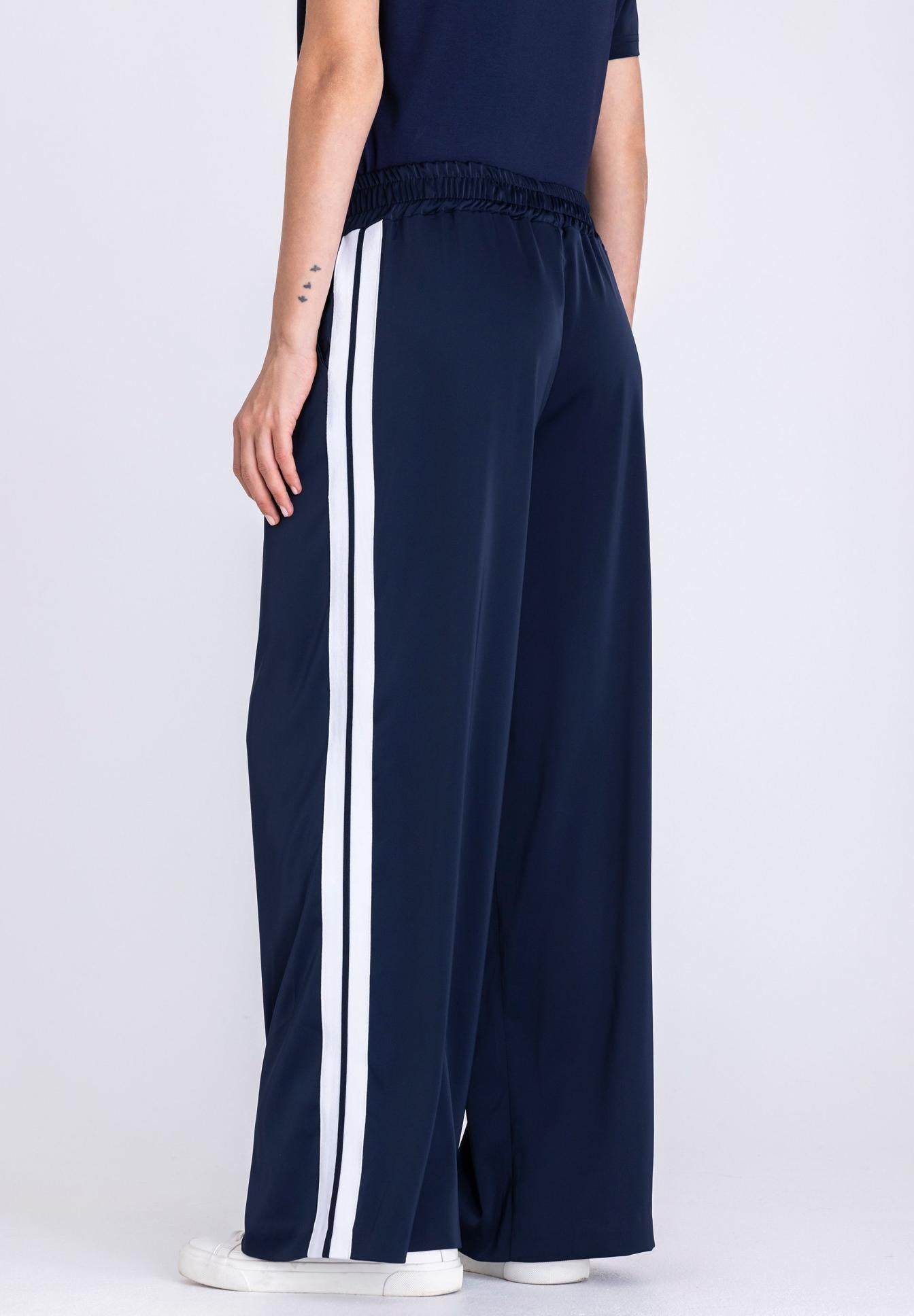 TUZZI WIDE LEG PANTS NAVY 411658000 126