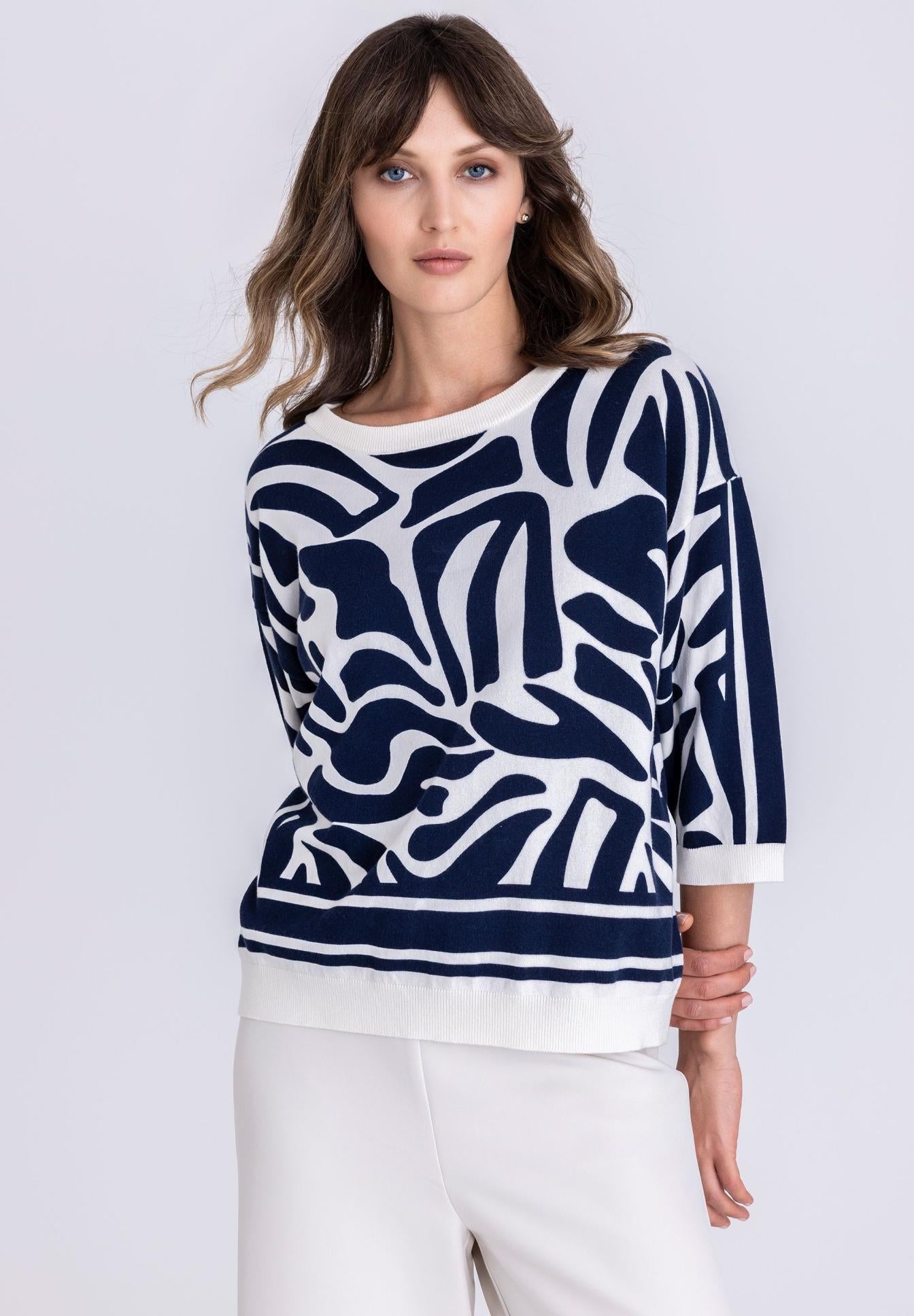 TUZZI PULLOVER NAVY 412059817 126