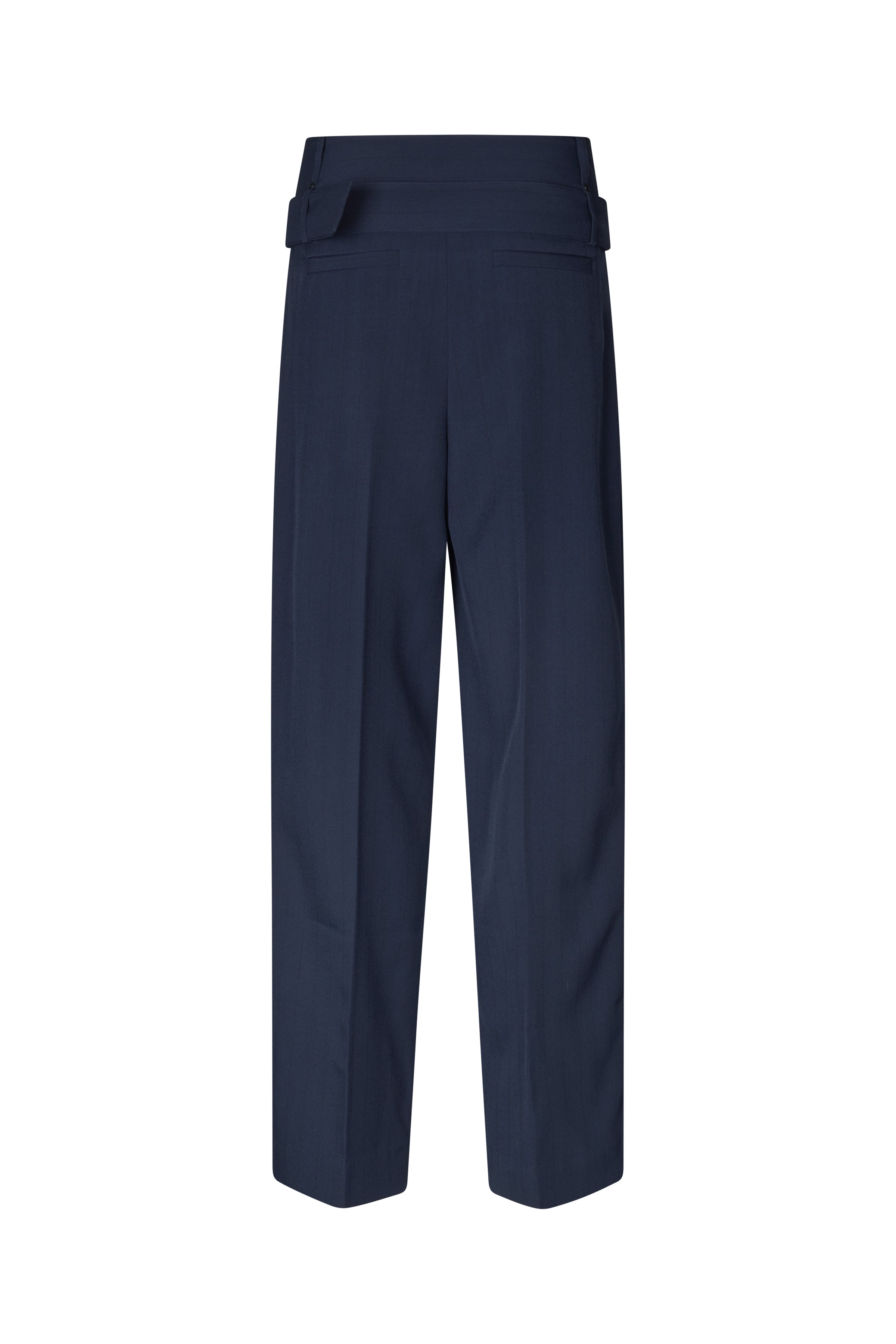 STINE GOYA 2435 PINSTRIPE TAILORING, BELTED TAILORED PANTS 225