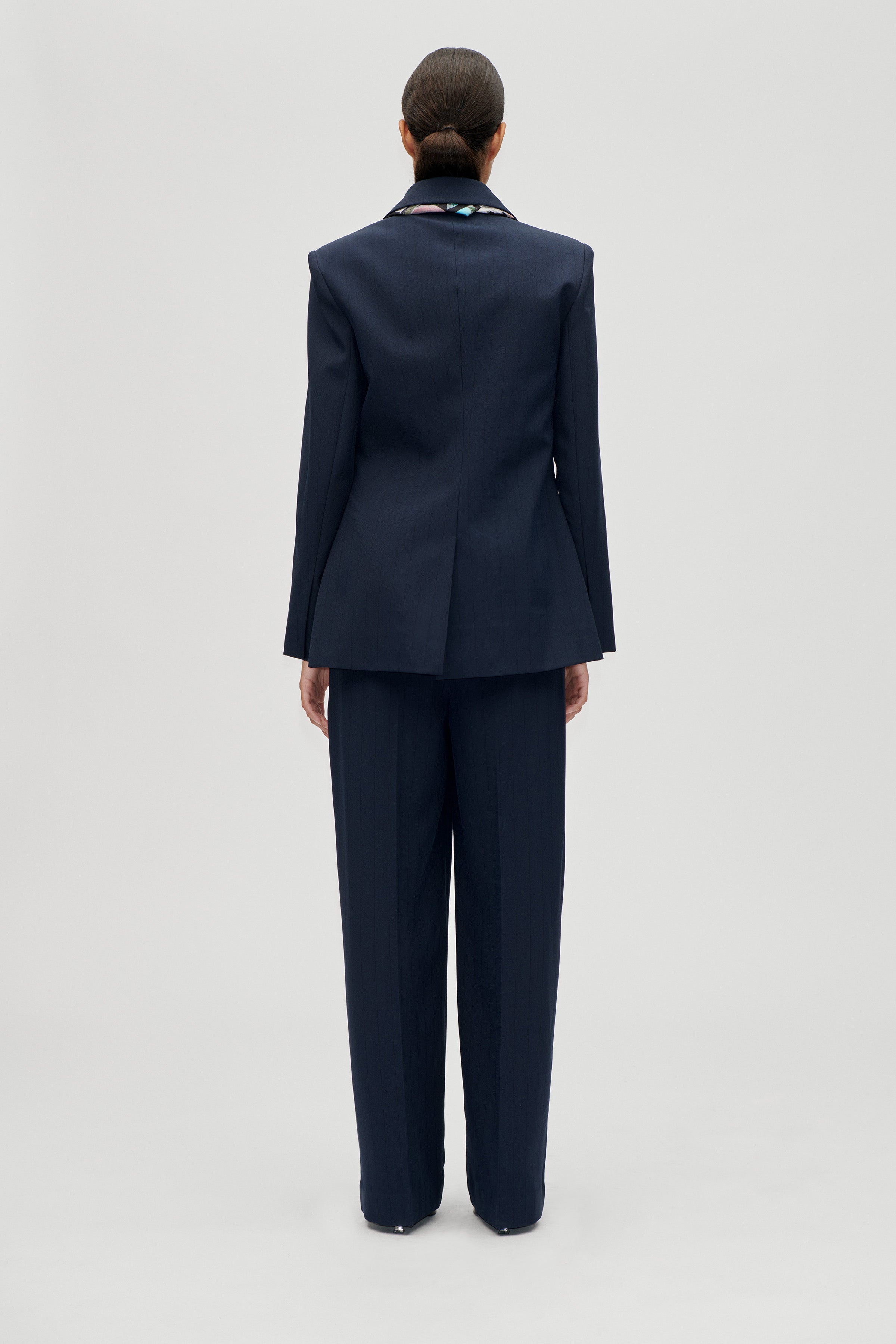 STINE GOYA 2435 PINSTRIPE TAILORING, BELTED TAILORED PANTS 225