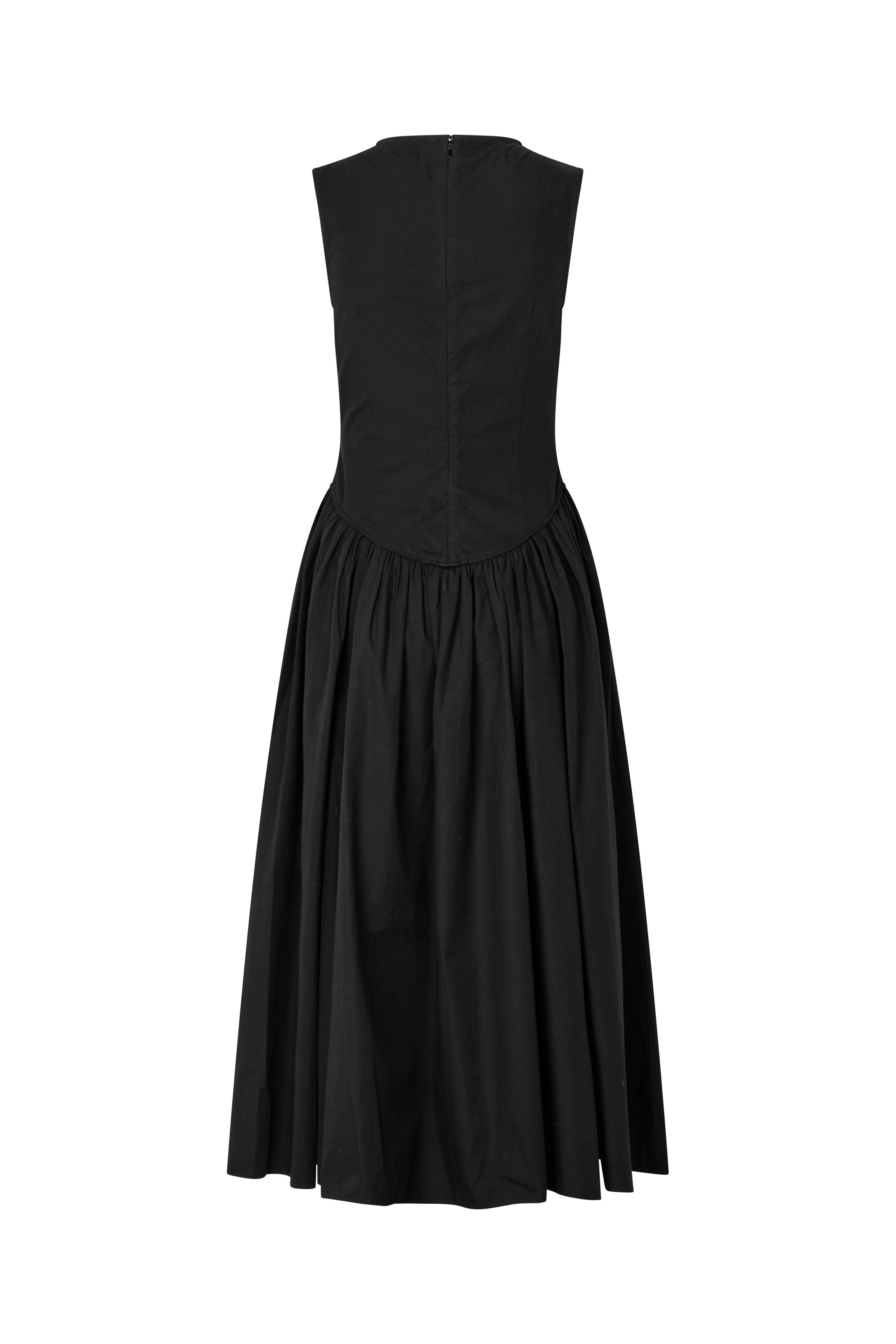 STINE GOYA Broderie Cotton, Embroidered Midi Dress SG-SS26-D227-2484 126