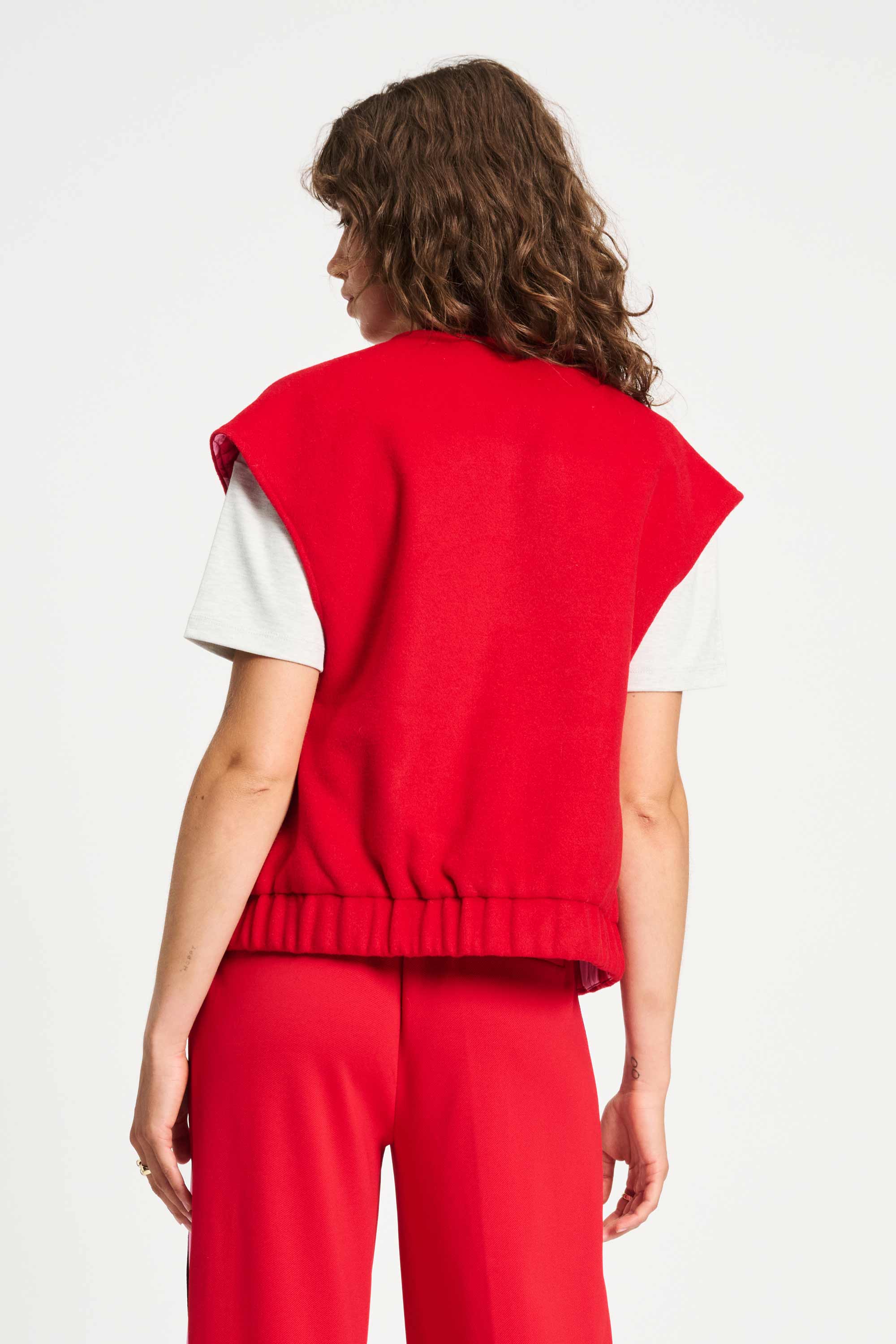 POM GILET - BASEBALL CHILI RED SP9322 225
