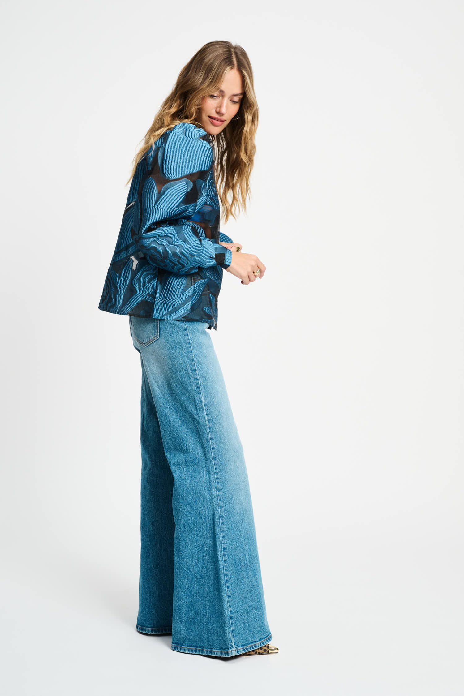POM BLOUSE - DASHING NIGHTS ORGANZA SP9343 225
