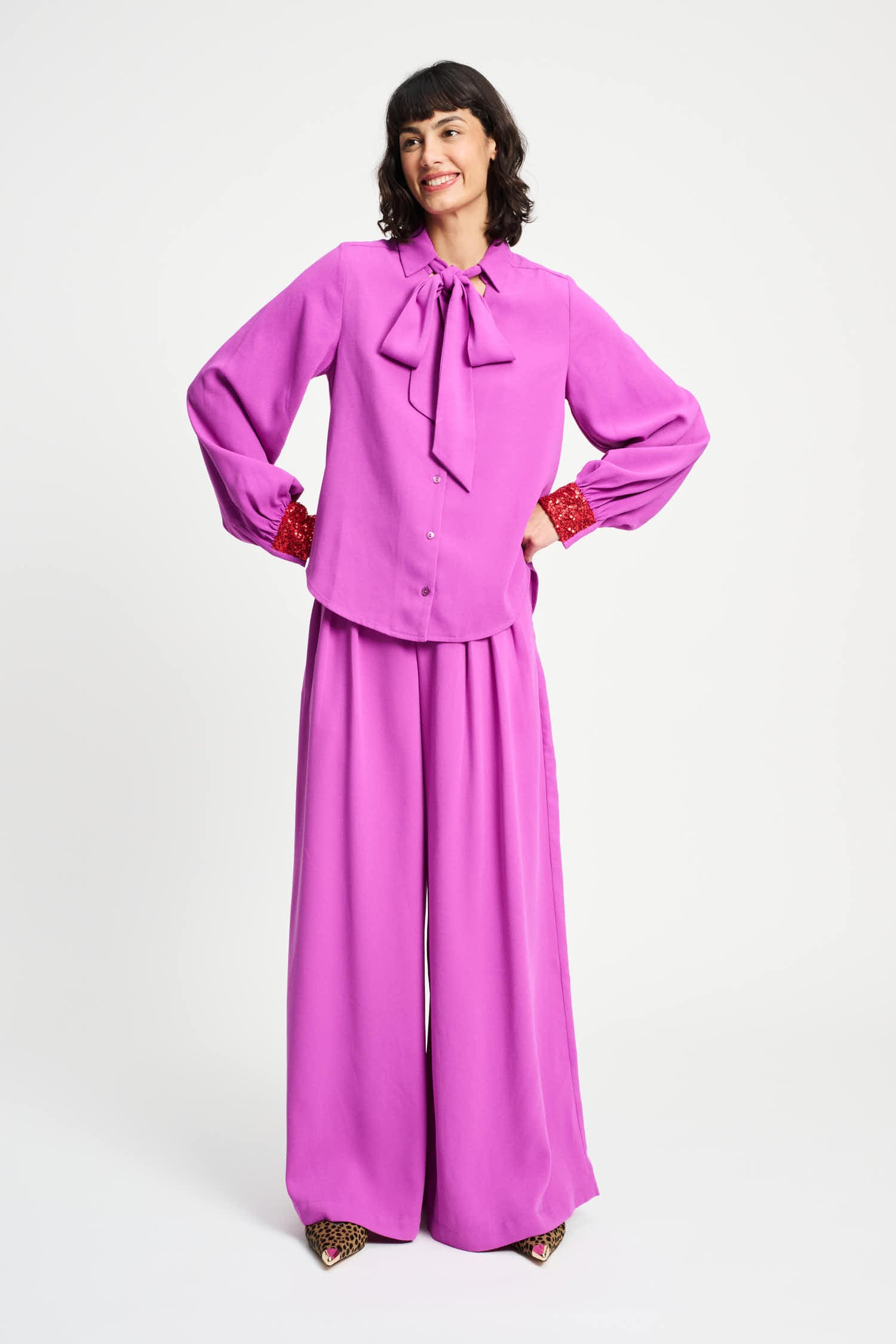 POM BLOUSE - BOW FROSTING PINK SP9380 225