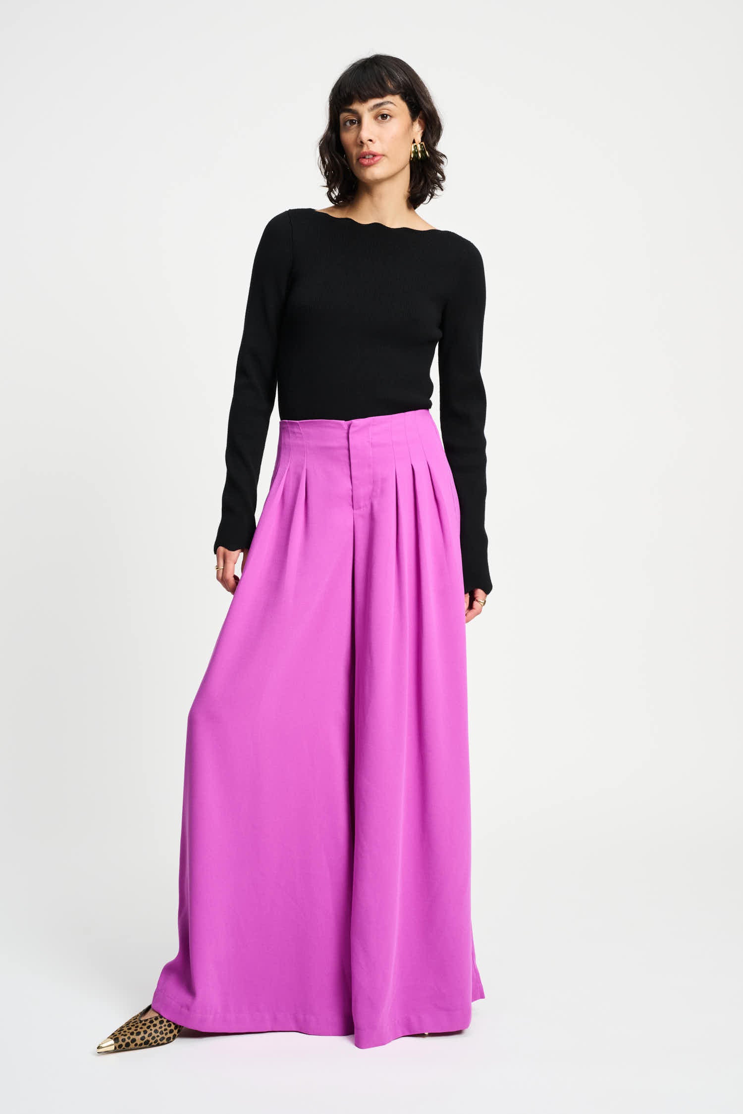 POM PANTS - WIDE LEG FROSTING PINK SP9388 225
