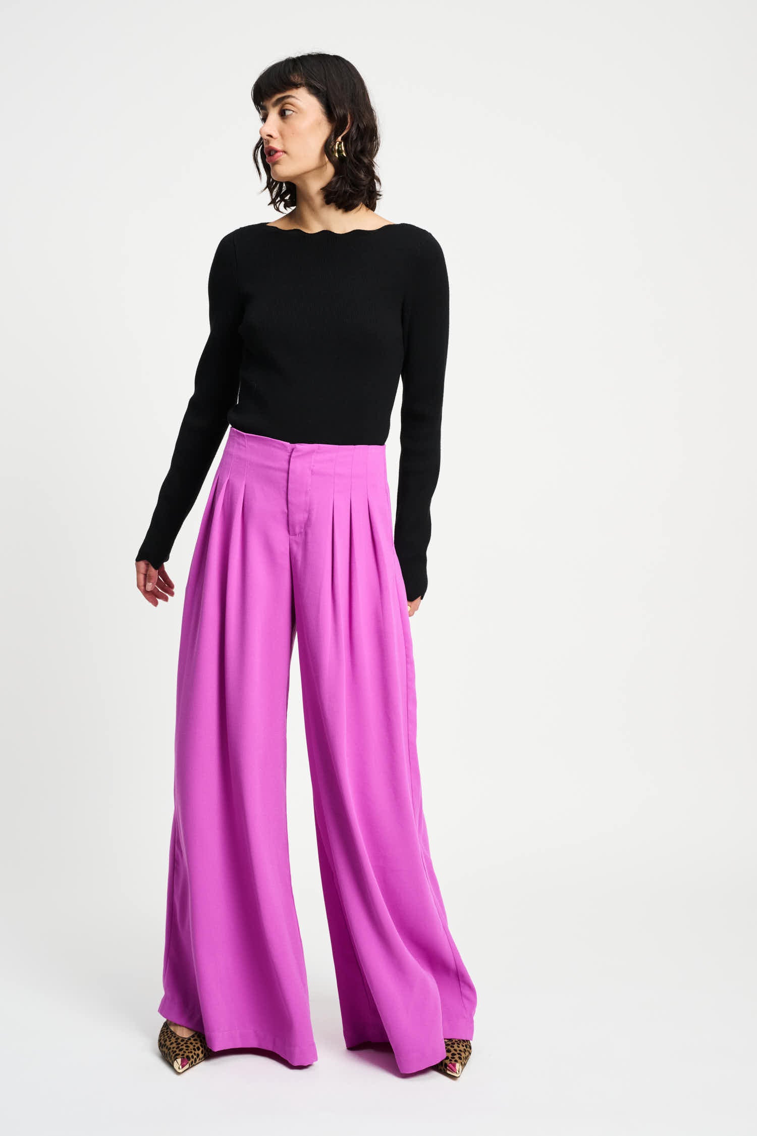 POM PANTS - WIDE LEG FROSTING PINK SP9388 225