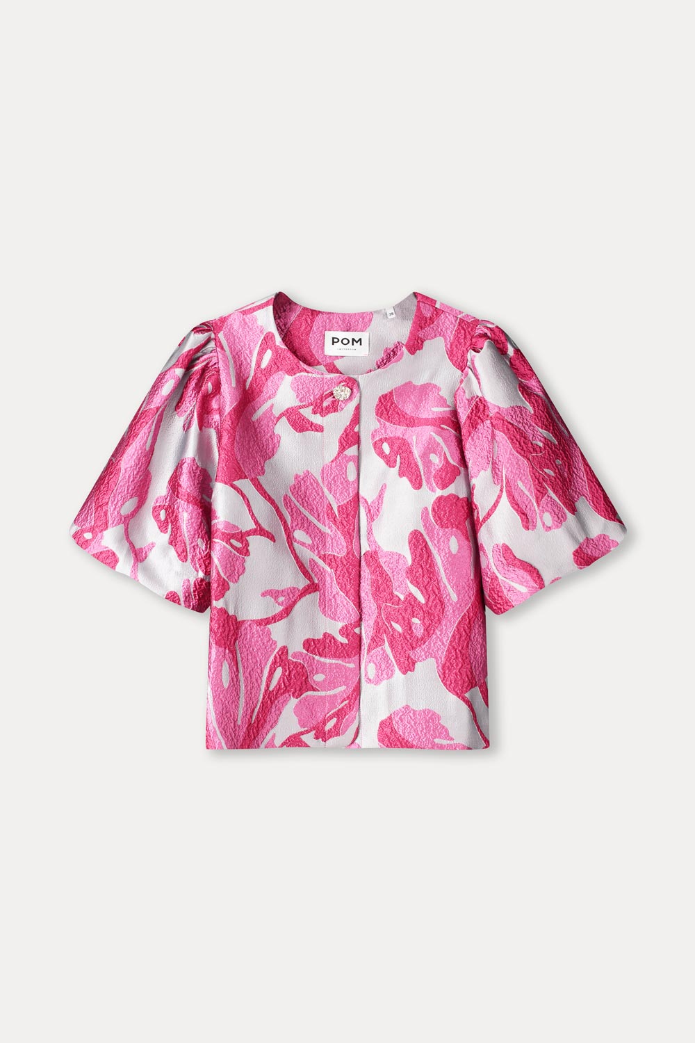 POM TOP - URBAN FLORA BLUE JACQUARD SP9496 126