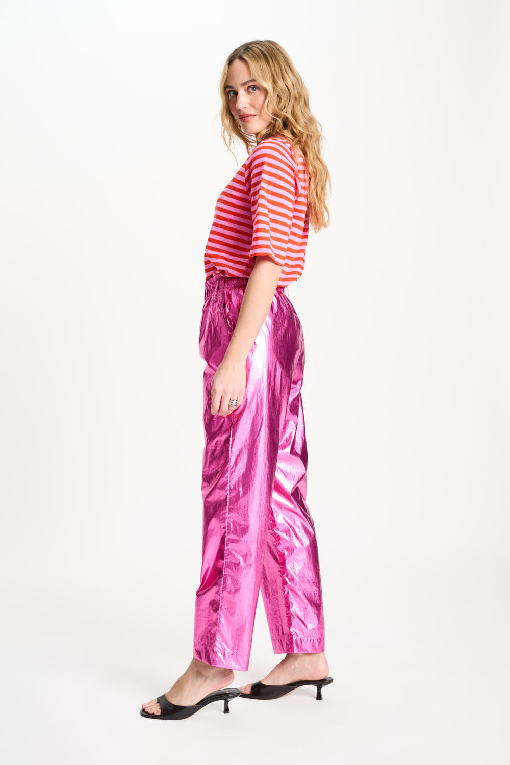 POM PANTS - METALLIC BRIGHT ROSE SP9513 126
