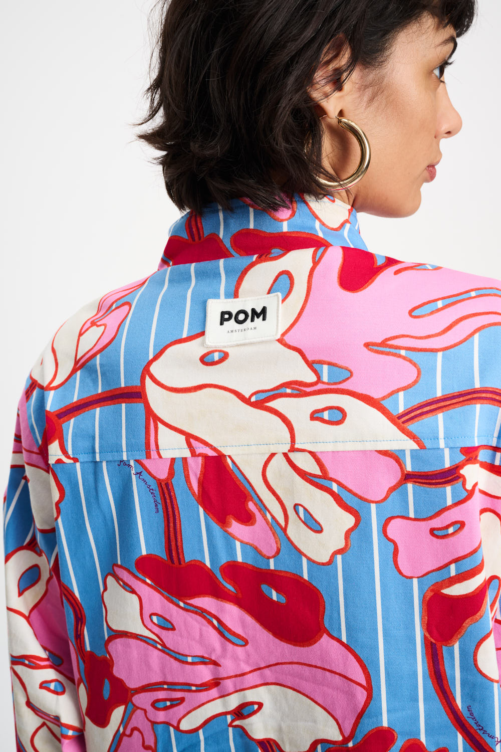 POM JACKET - URBAN FLORA STRIPE SP9528 126