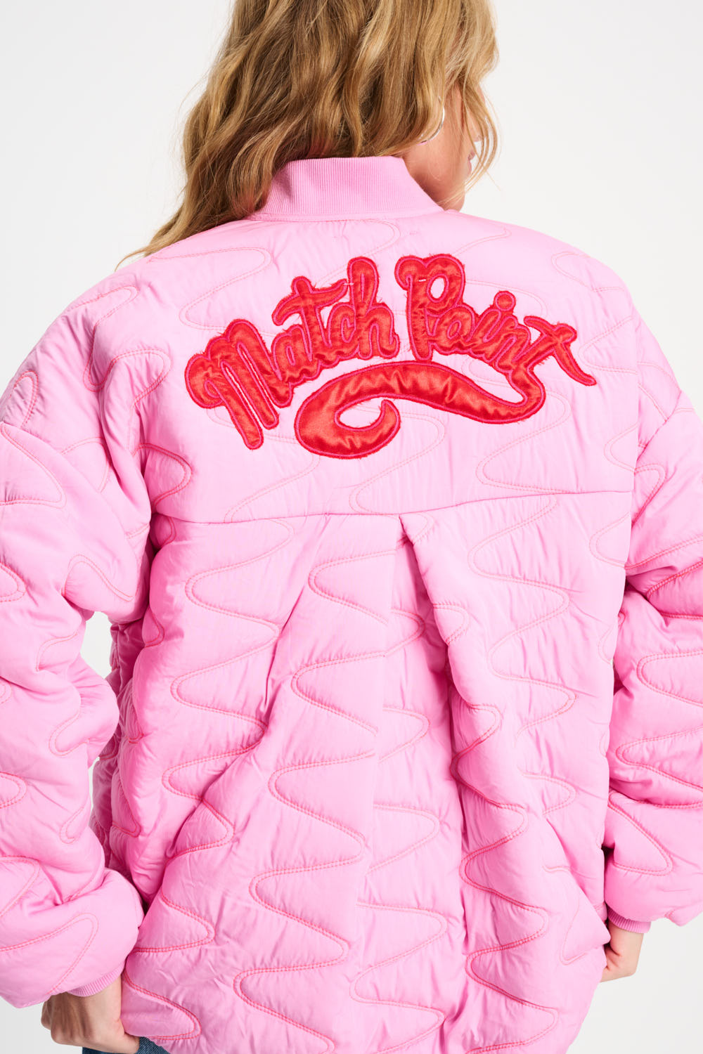 POM JACKET - QUILTED CHEERING PINK SP9529 126