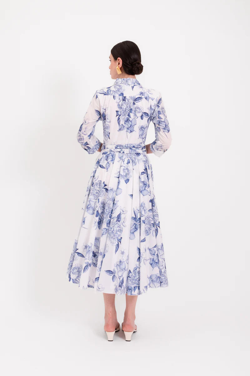 LAVI BLUE FLORALSHORT DRESS SPRITZ BS7WD020 126