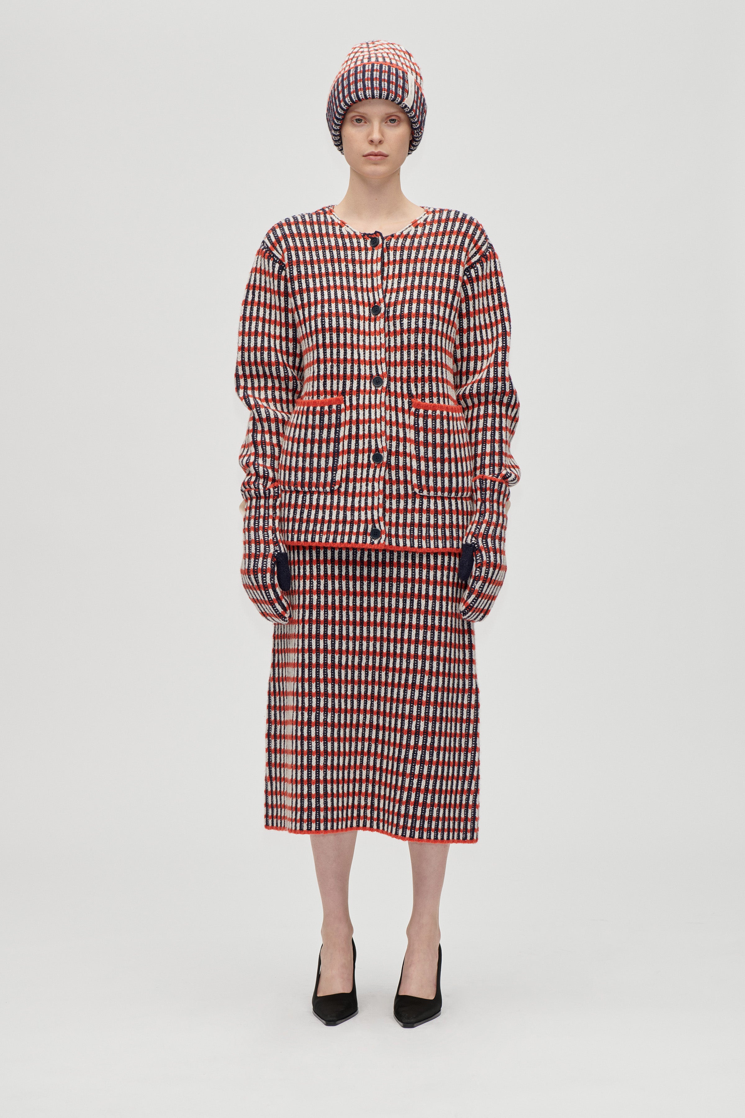 STINE GOYA 2425 PLAITED CHUNKY RIB, PLAITED CARDIGAN WITH POCKETS MACBEES