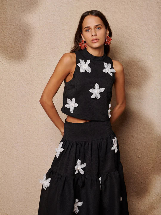 SISTER JANE GLOW FLORA CROPPED TOP 126