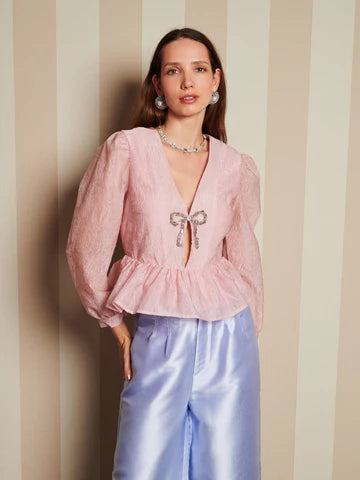 SISTER JANE SILKEN BOW TOP 225