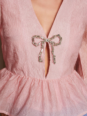 SISTER JANE SILKEN BOW TOP 225