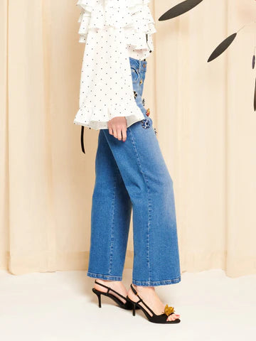 SISTER JANE BLUE COULEUR BROOCH JEANS TRD117BLE 226