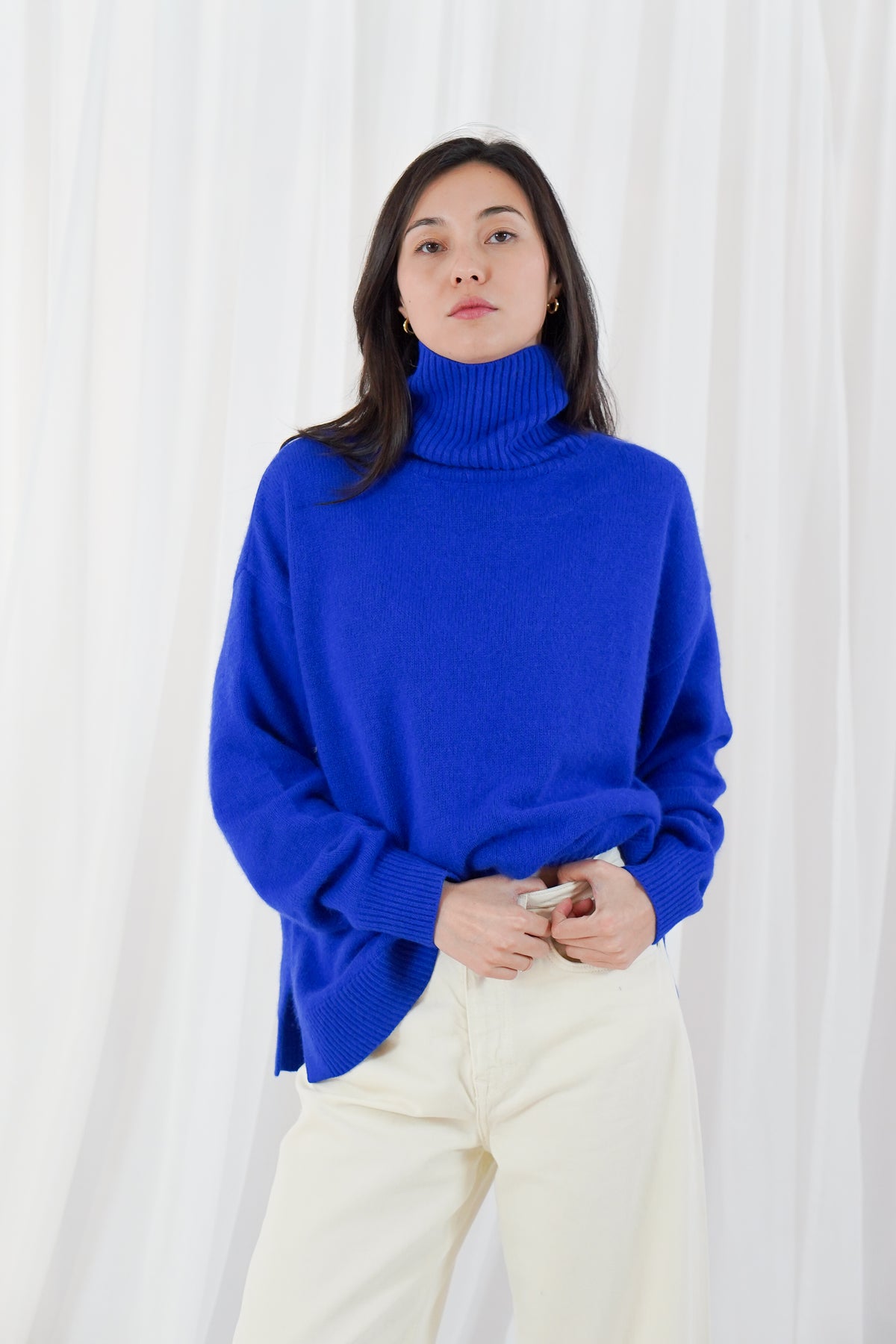 twns blue turtleneck jumper greely sweater