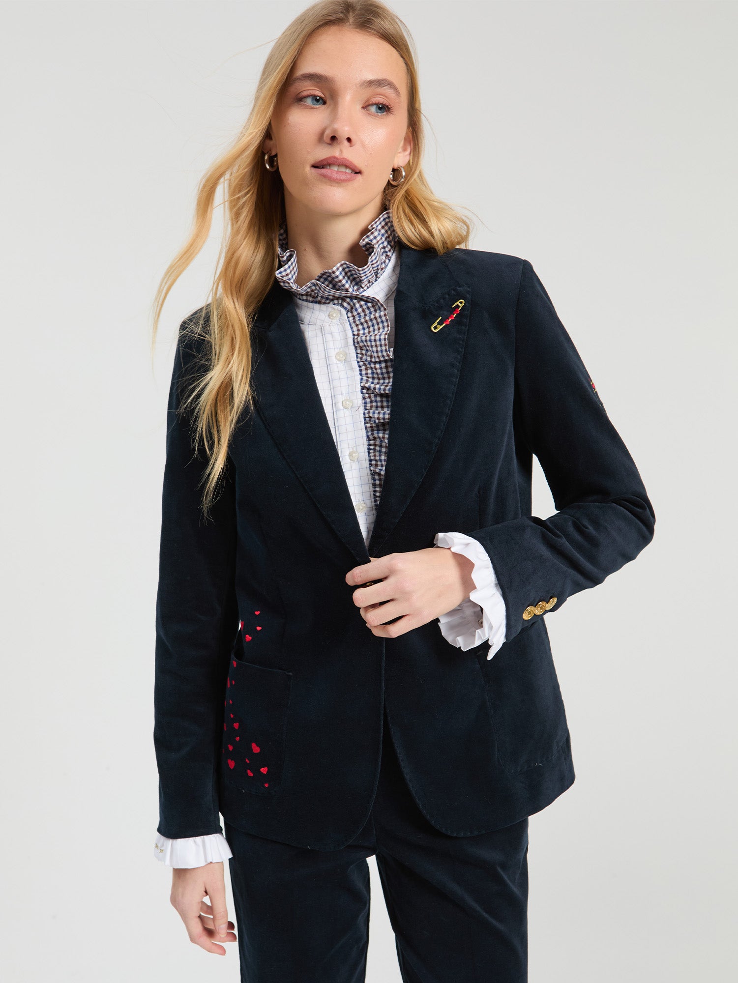 vilagallo navy jacket 33863 blazer