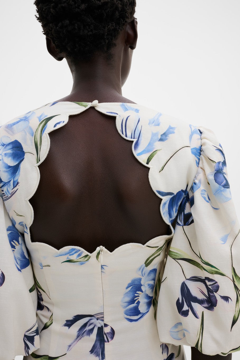 MALINA VICTORIA BLUE FLORAL DRESS 126