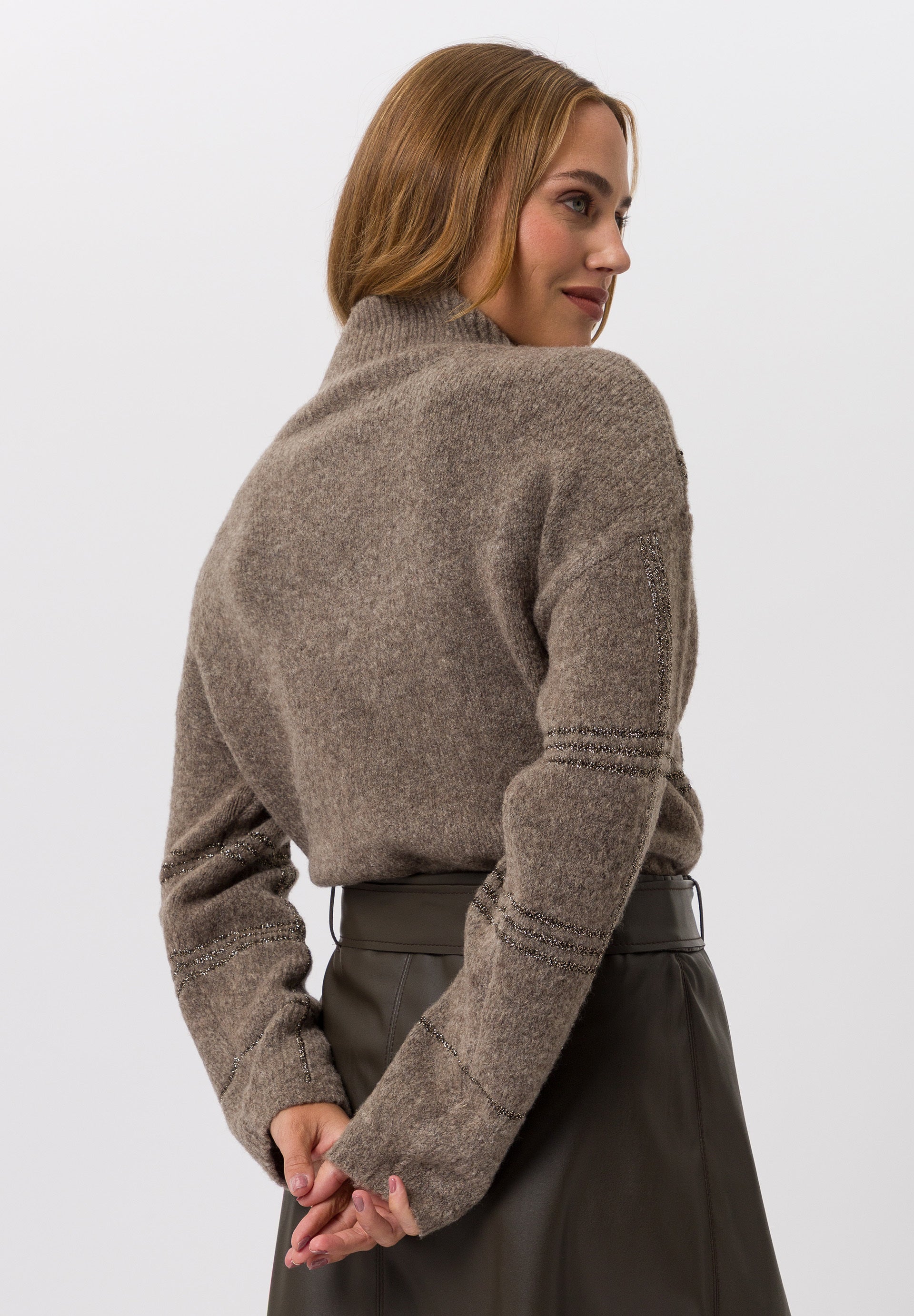 TUZZI TAUPE SWEATSHIRT 425050000 225