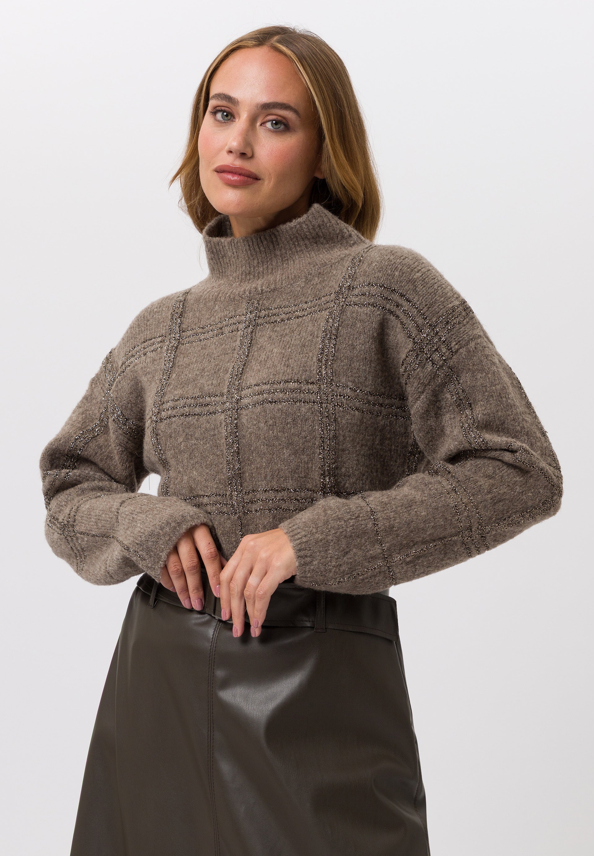 TUZZI TAUPE SWEATSHIRT 425050000 225