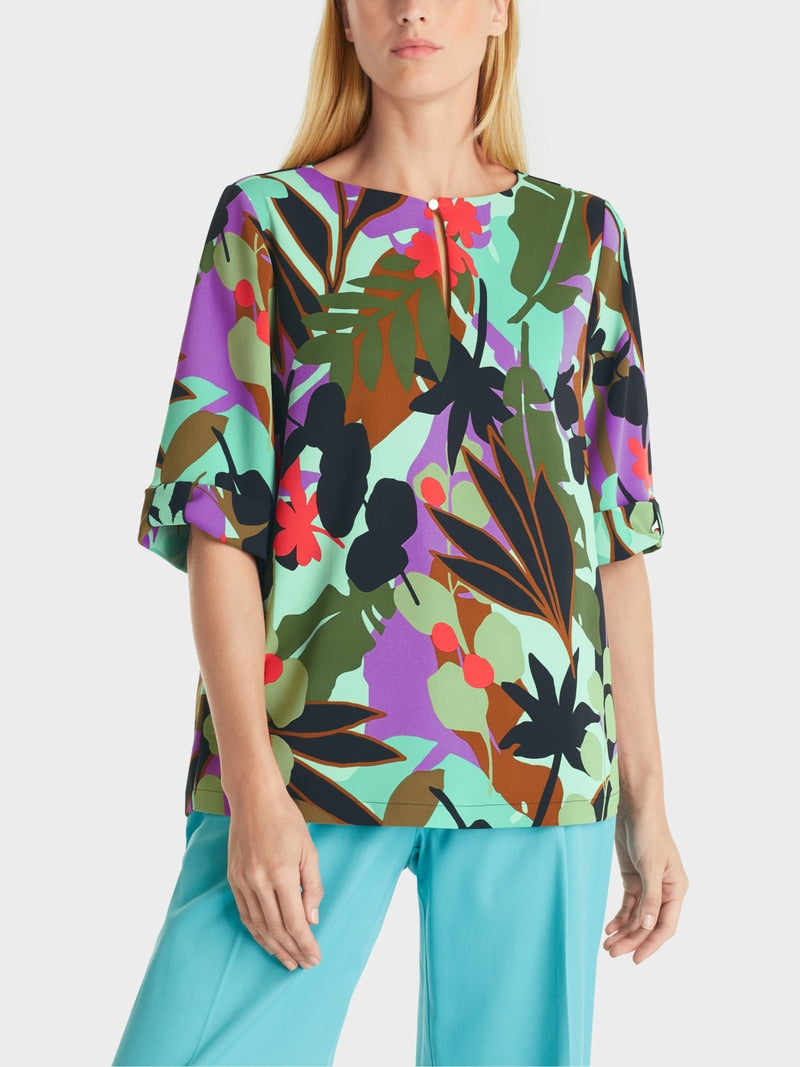 MARCCAIN PRINT FLORAL TOP WC5107W02 124