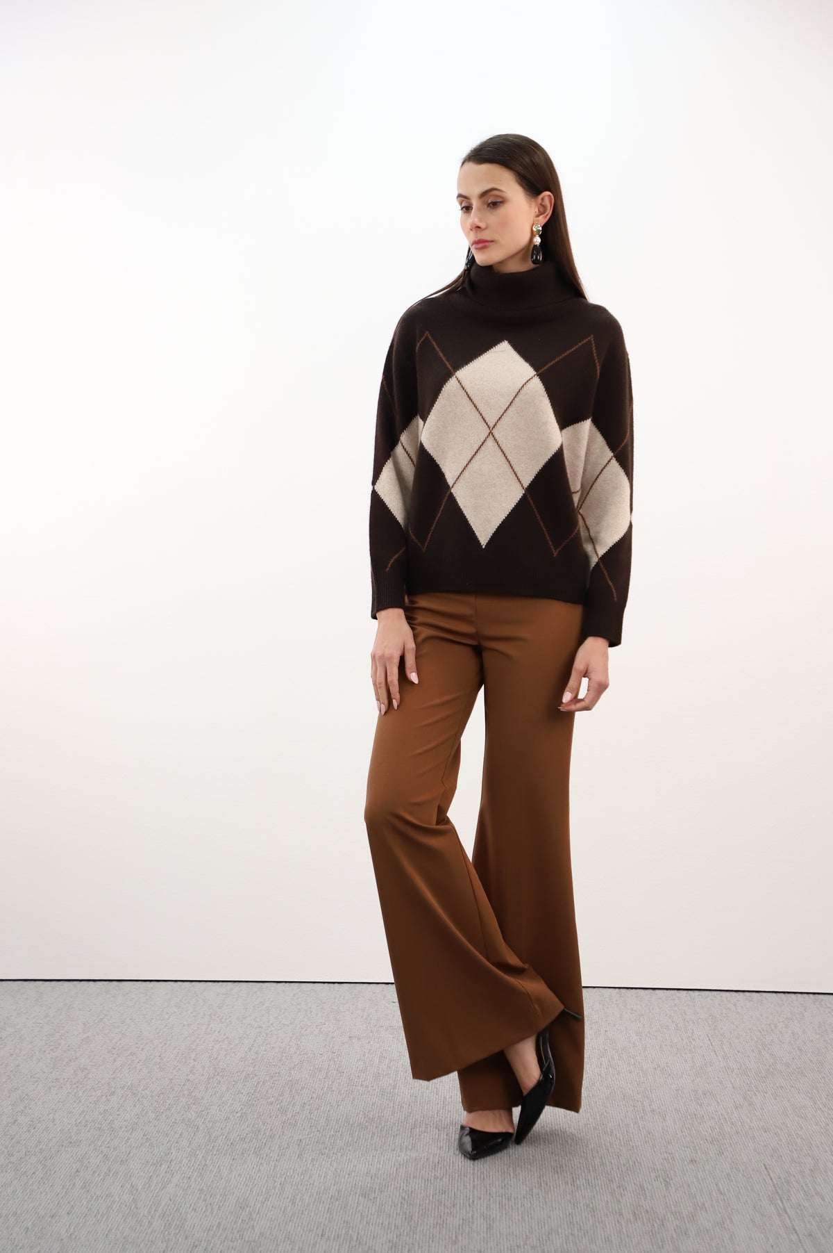 ESTHEME BROWN ARGILE KNIT WES26B26H 226