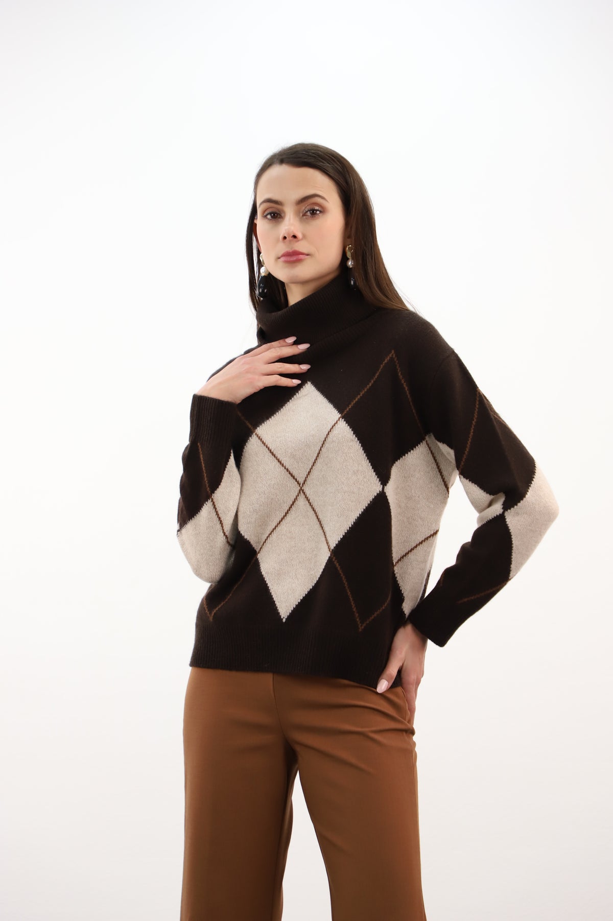 ESTHEME BROWN ARGILE KNIT WES26B26H 226