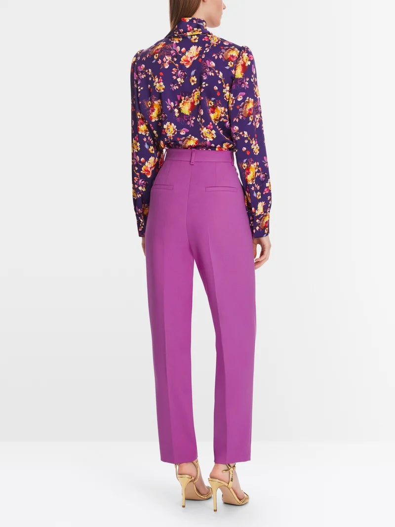 MARCCAIN PINK TAILORED TROUSERS XG8103 W02 224