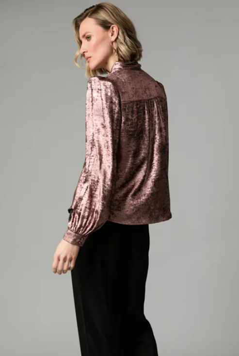 FEE G PINK AMY PUSSY BOW BLOUSE 941F/162 226