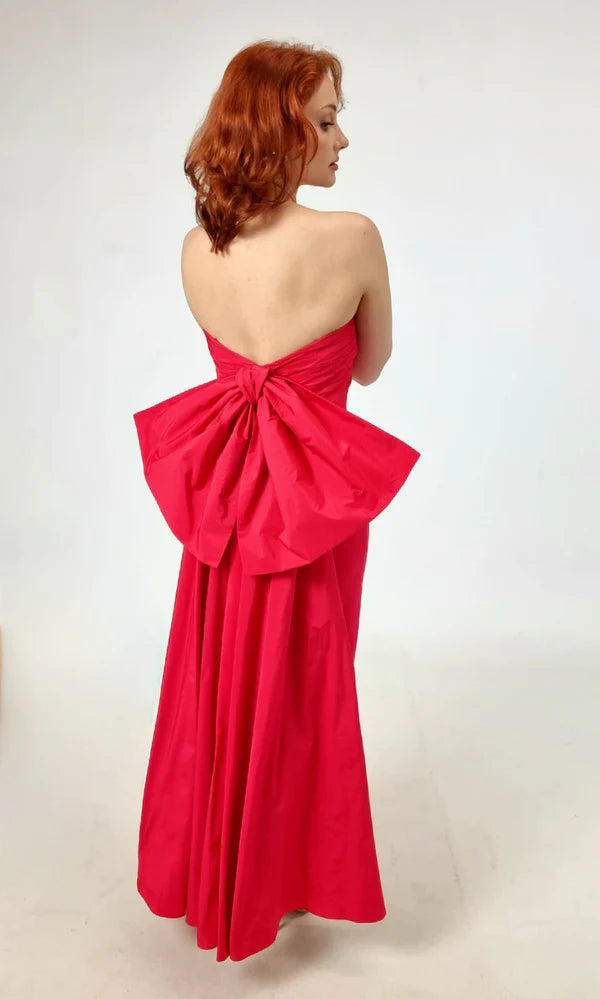 MOSKADA STRAPLESS BOW DRESS 4210 124